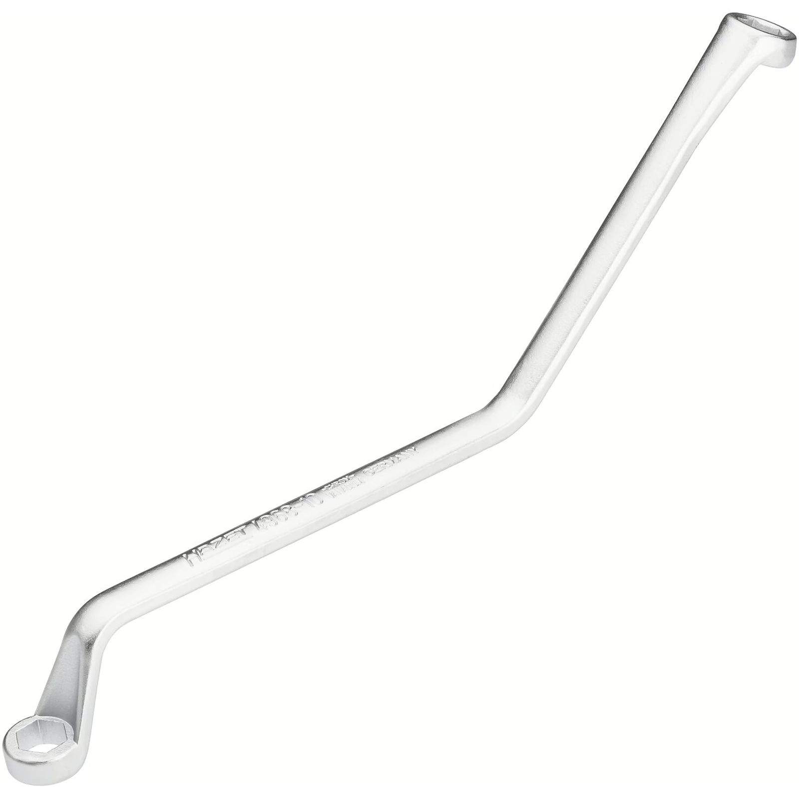 Clé de purge freins 10 mm 6 pans arquée chromée HAZET - 4968-10