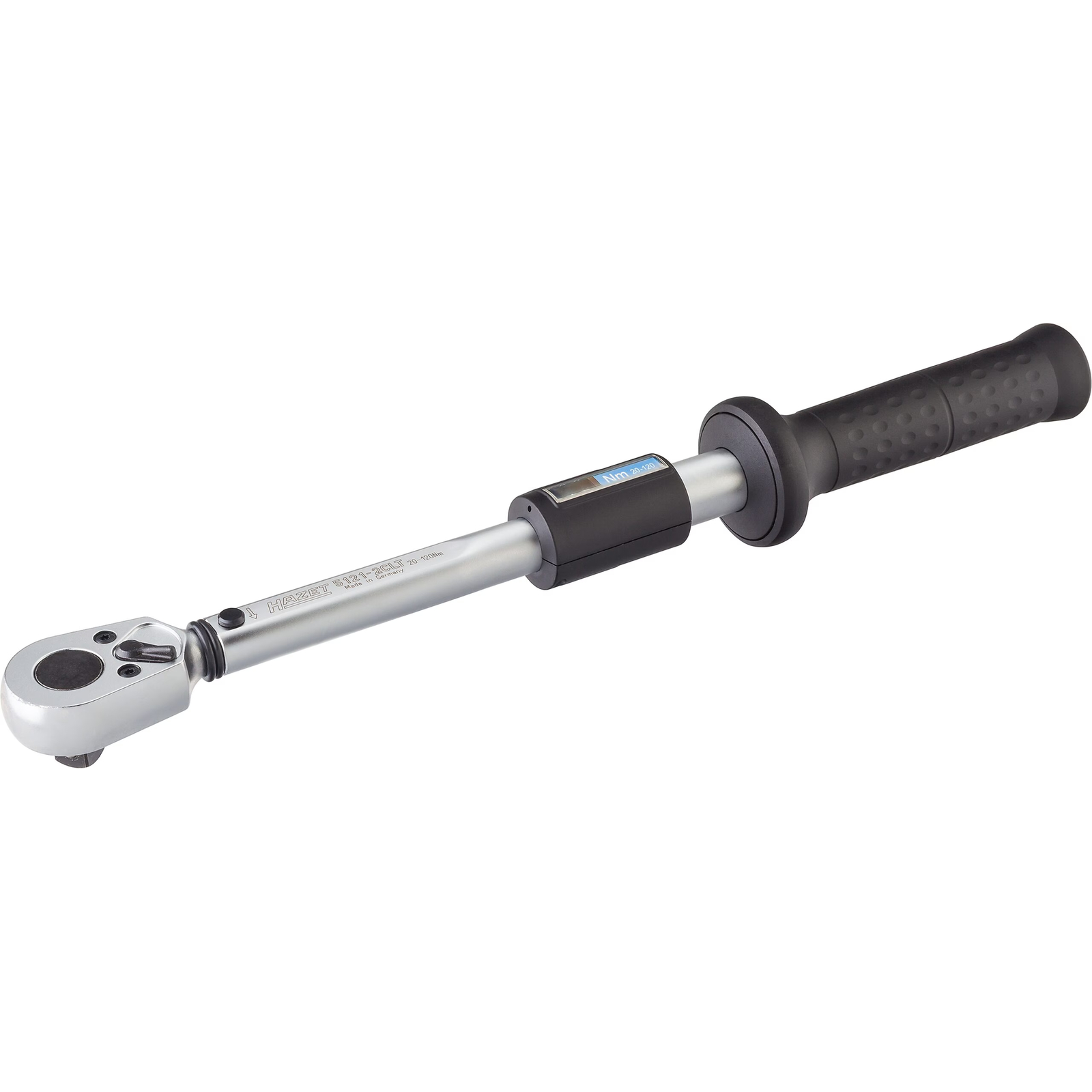 Clé dynamométrique 20-120 Nm carré massif 435 mm précision 4% HAZET - 5121-2CLT