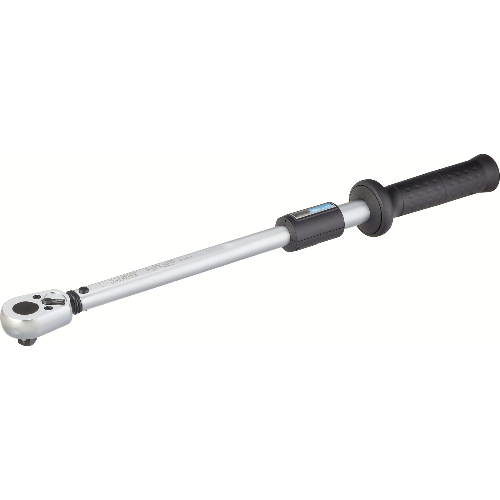 Clé dynamométrique 40-200 Nm précision 4% carré massif 545 mm HAZET - 5122-2CLT