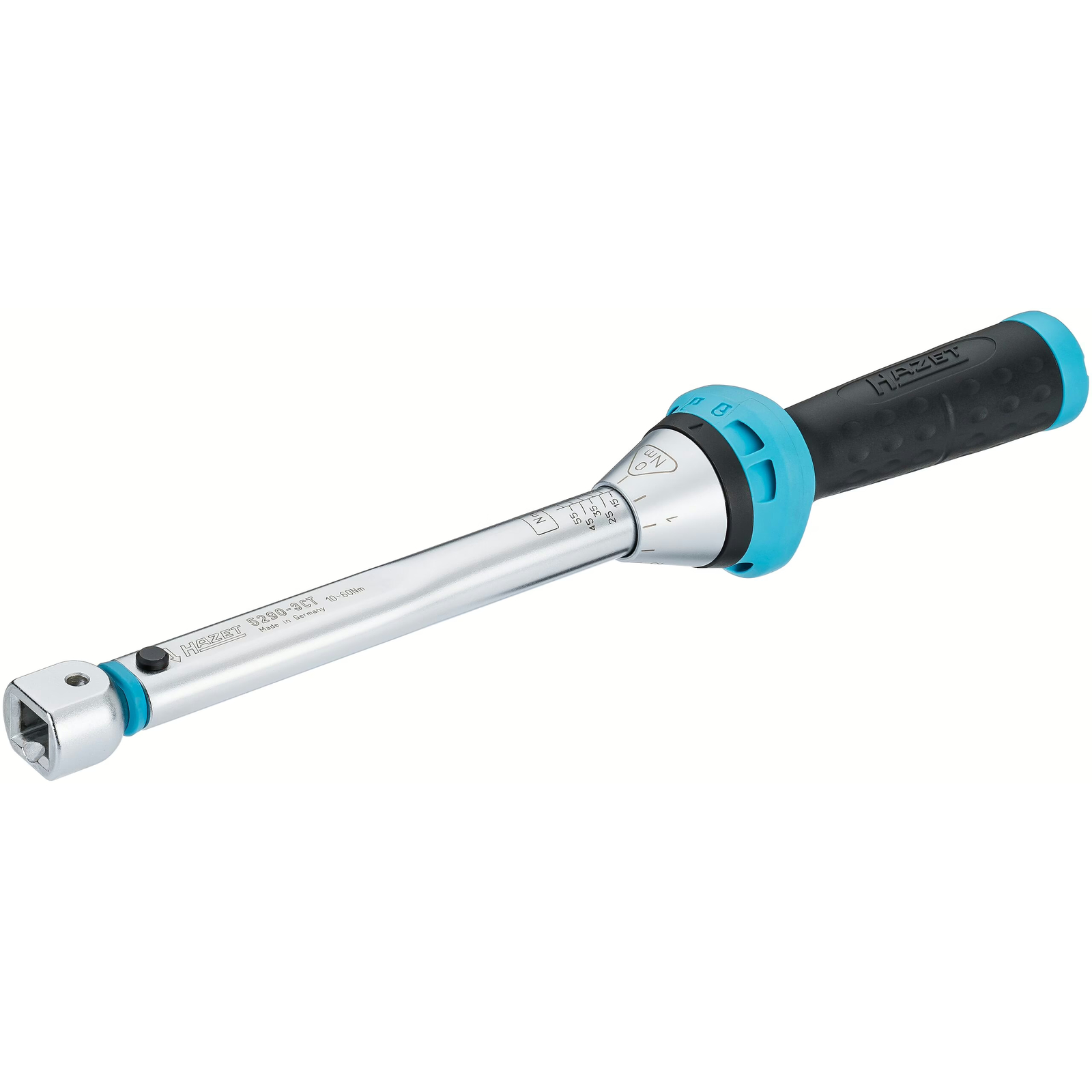 Clé dynamométrique 10-60 Nm carré femelle 9 x 12 3% précision HAZET - 5290-3CT