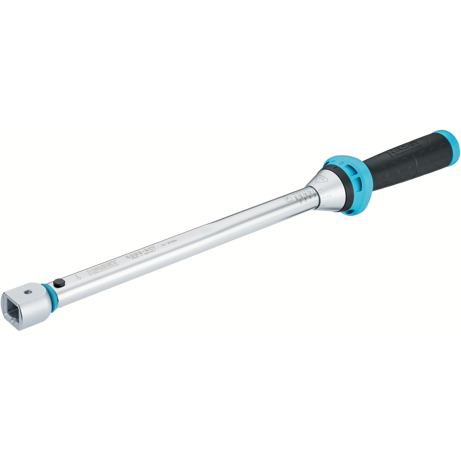 Clé dynamométrique 40-200 Nm carré femelle 14 x 18 mm précision 3% HAZET - 5292-3CT