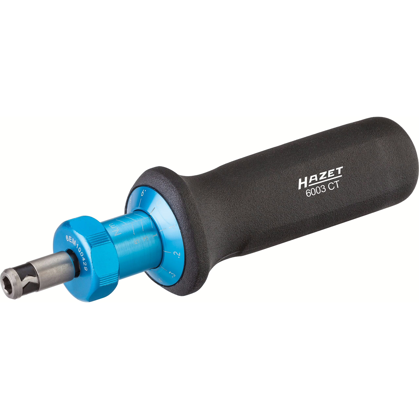 Tournevis dynamométrique 1-6 Nm hexagone creux 230 mm précision 5 % HAZET - 6003CT