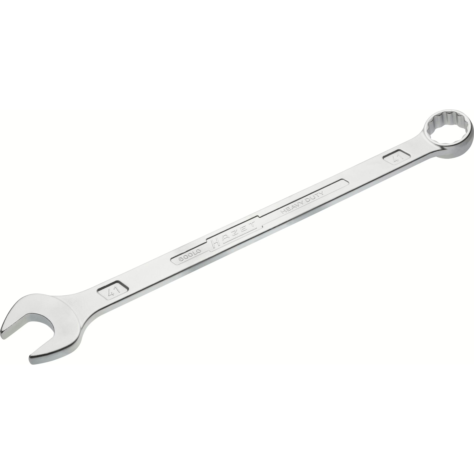Clé mixte extra-longue 41 mm profil 12 pans chromée HAZET - 600LG-41