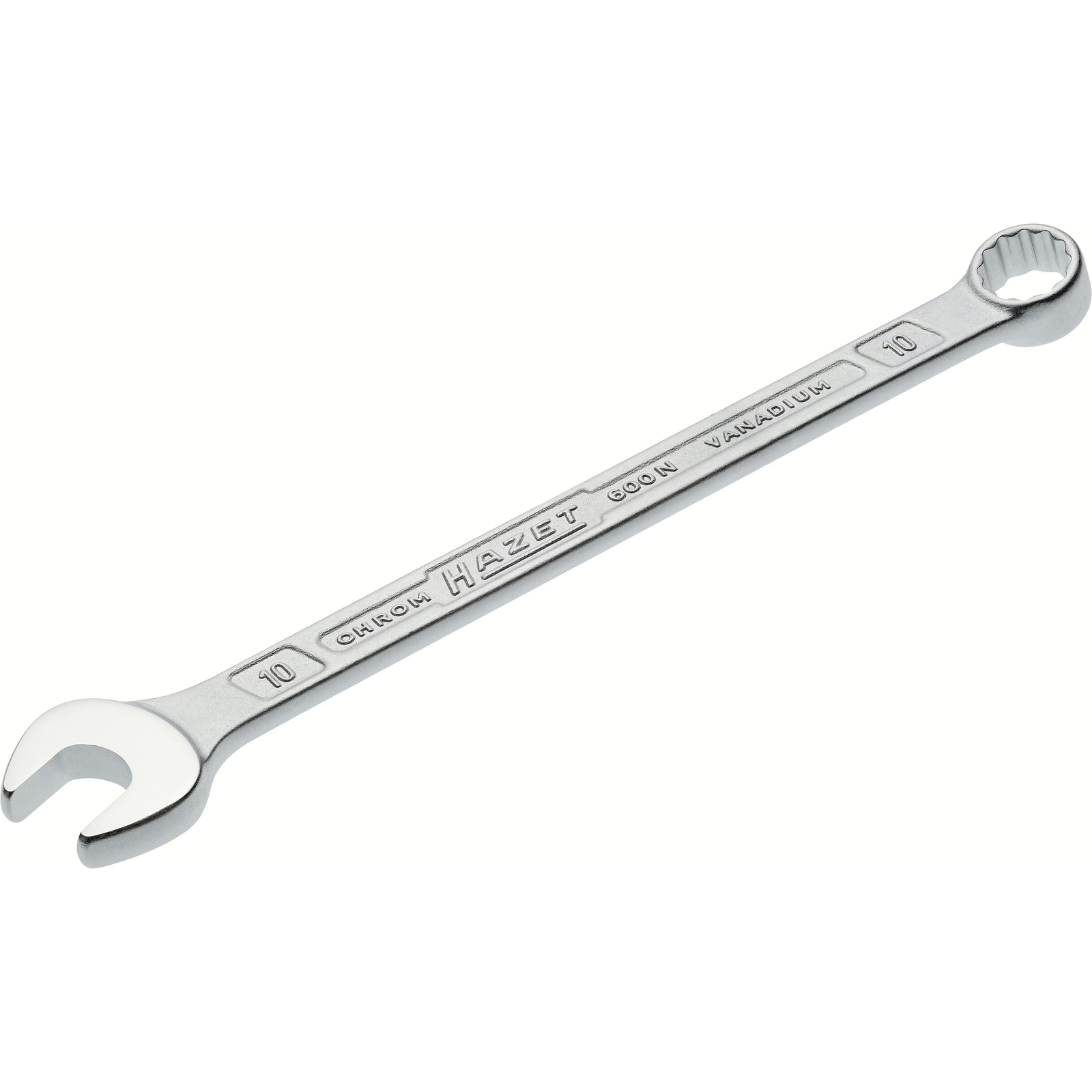 Clé mixte Profil Traction extérieur 12 pans 10 mm longue HAZET - 600N-10