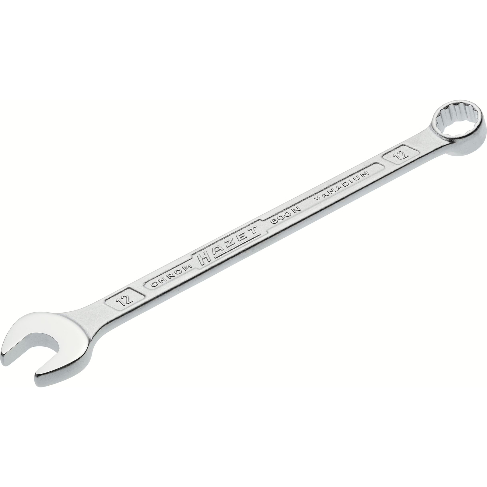 Clé mixte profil traction extérieur 12 pans 12 mm longue HAZET - 600N-12