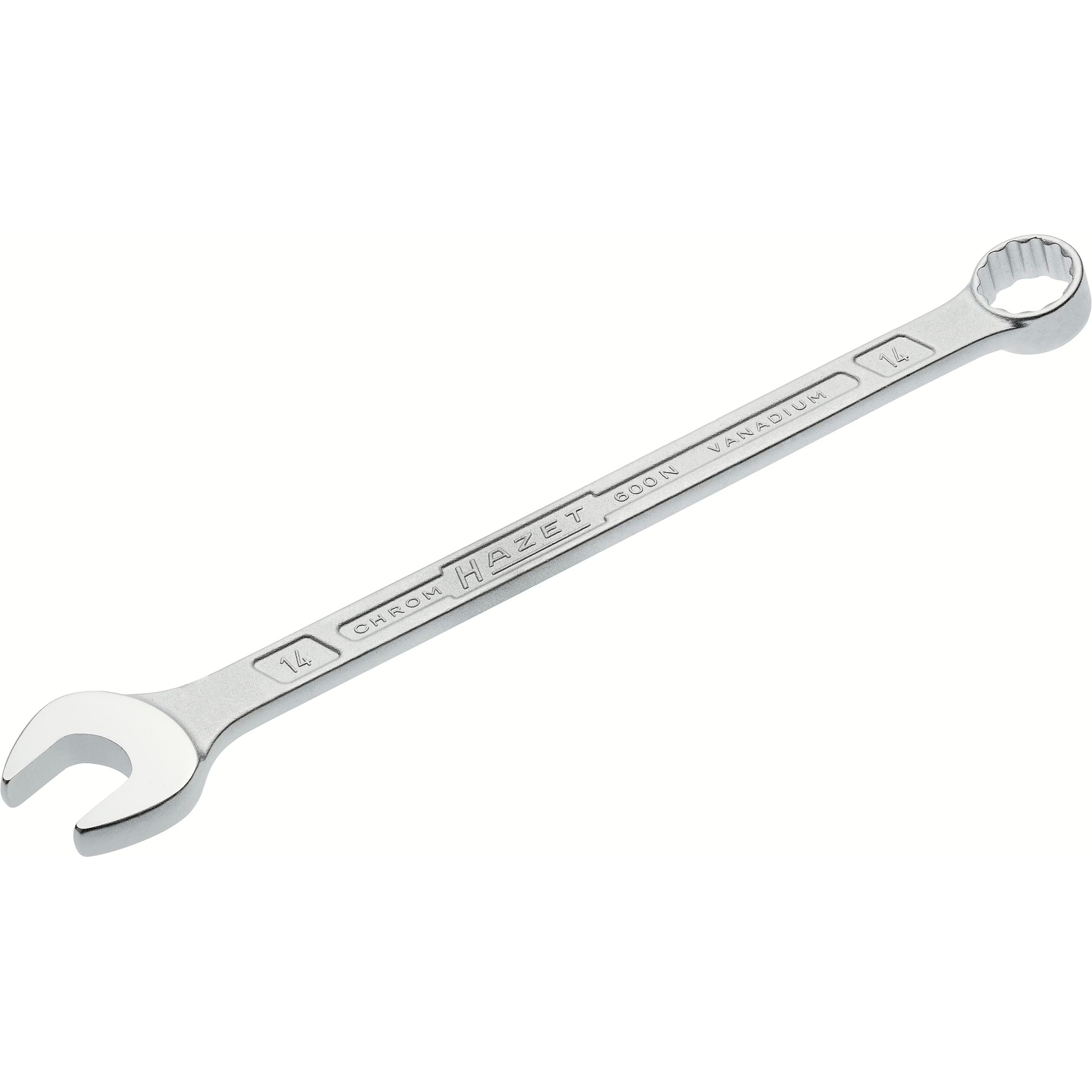 Clé mixte profil traction extérieur 12 pans 14 mm longue HAZET - 600N-14