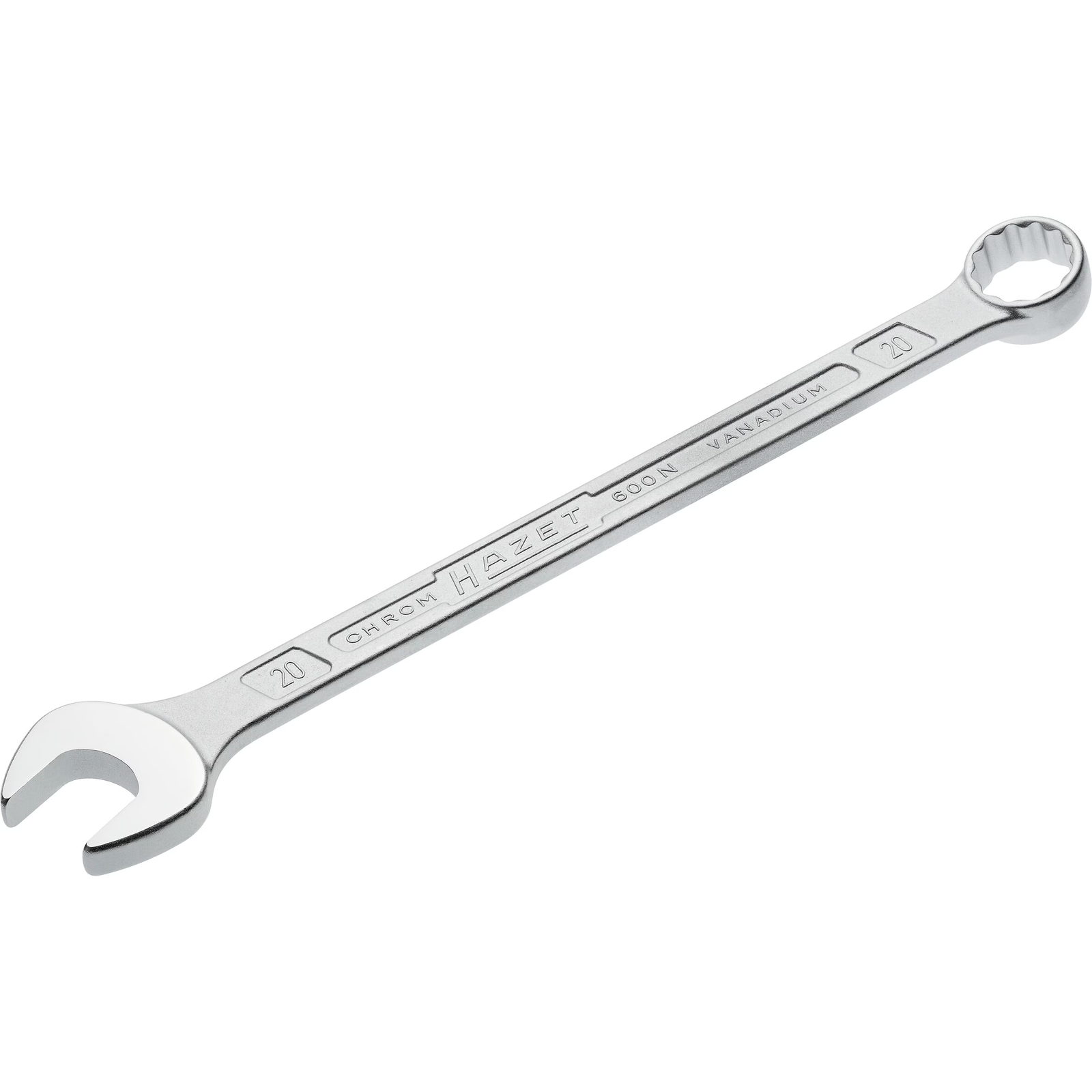 Clé mixte 20 mm profil traction extérieur 12 pans longue HAZET - 600N-20