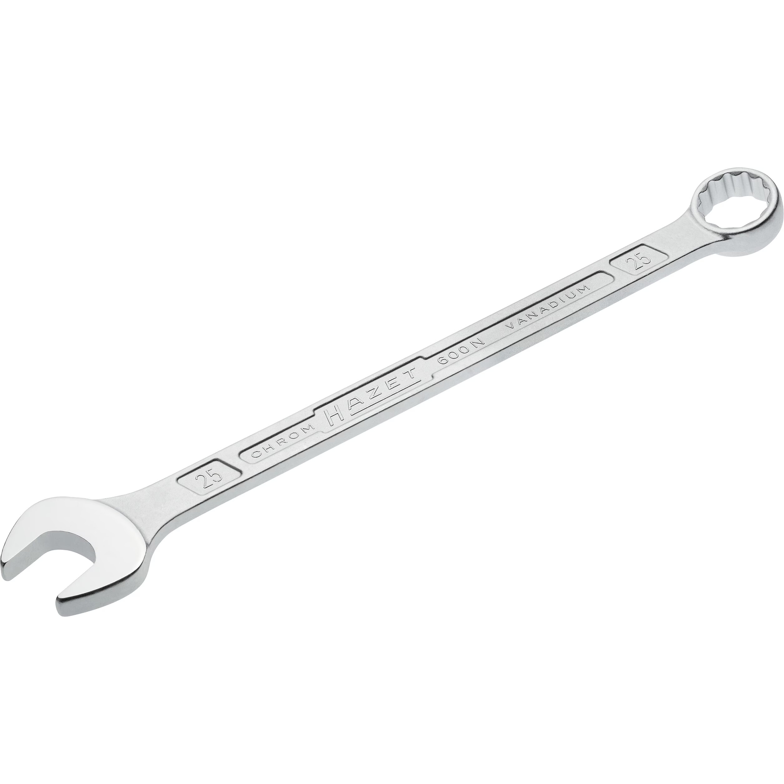 Clé mixte longue 25 mm profil traction extérieur 12 pans HAZET - 600N-25