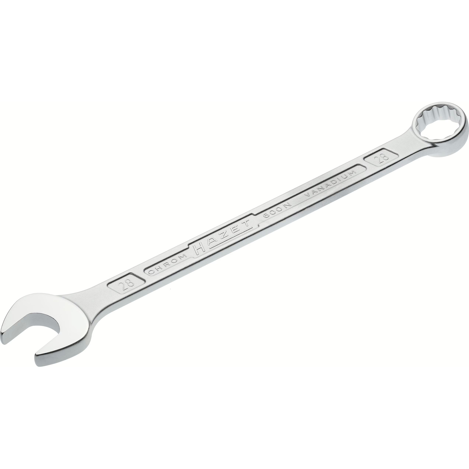 Clé mixte longue 28 mm profil traction extérieur 12 pans HAZET - 600N-28