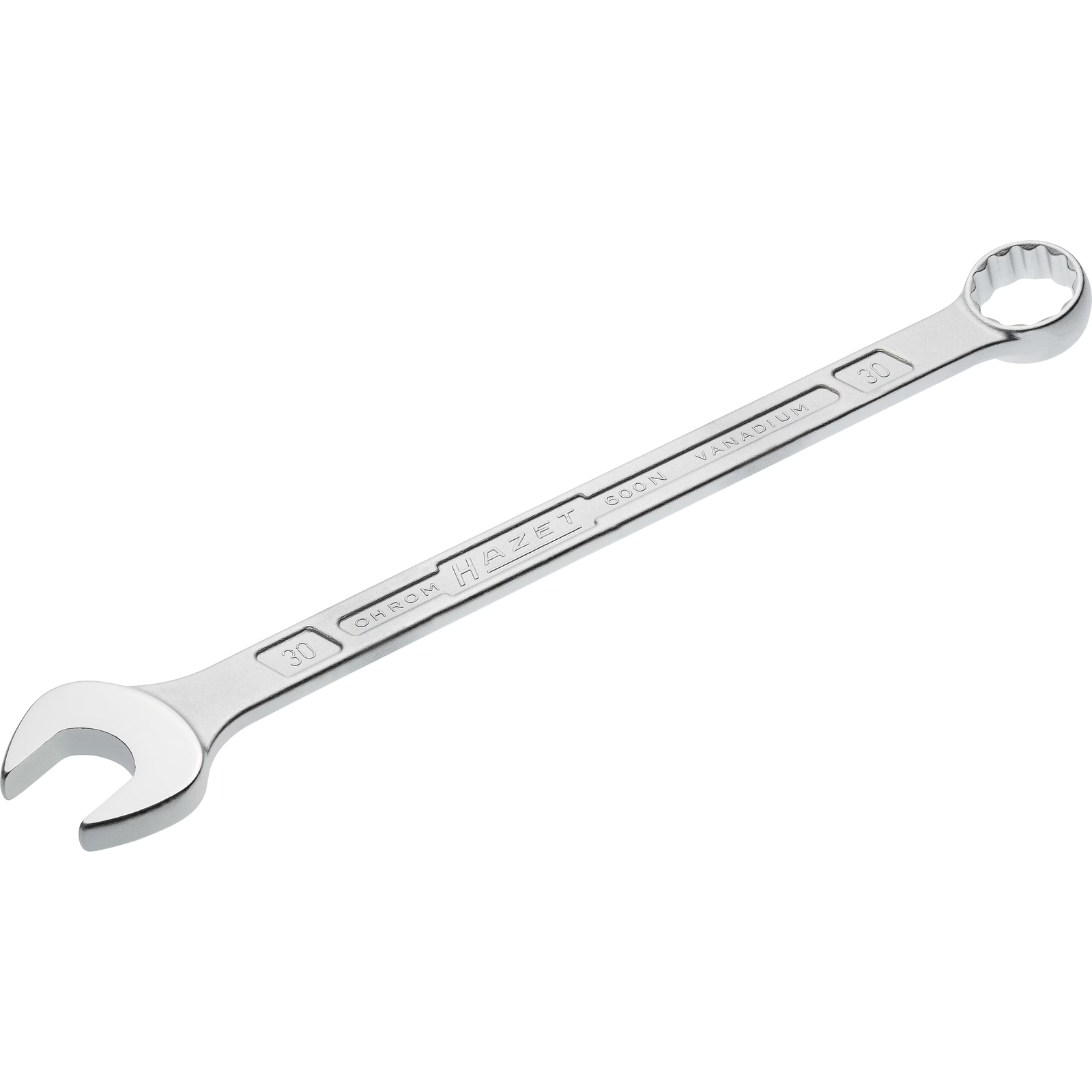 Clé mixte Profil Traction extérieur 12 pans 30 mm longue HAZET - 600N-30