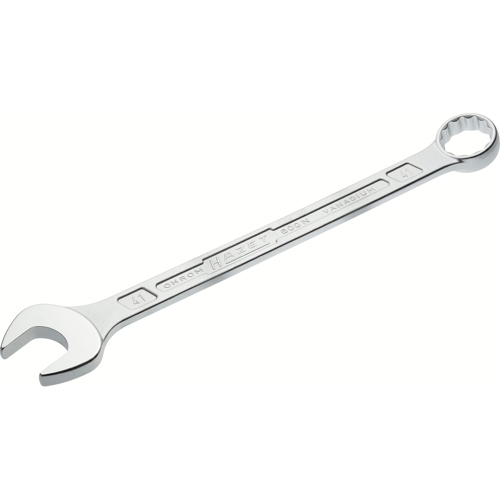 Clé mixte longue 41 mm profil traction extérieur 12 pans HAZET - 600N-41