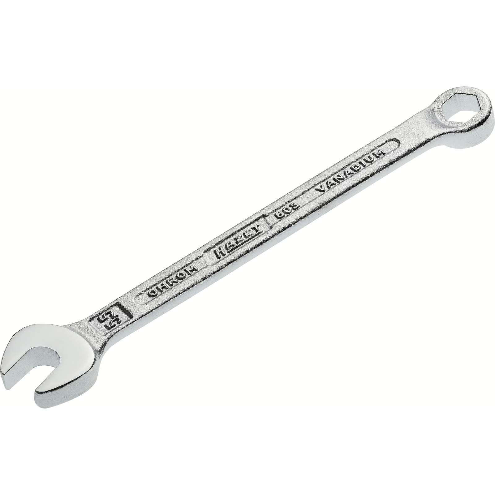 Clé mixte 5,5 mm profil traction extérieur 6 pans chromée HAZET - 603-5.5