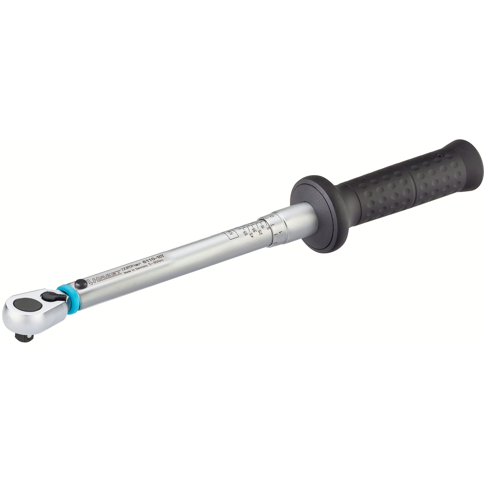 Clé dynamométrique 5-60 Nm carré massif 3/8 pouce précision 2% HAZET - 6110-1CT