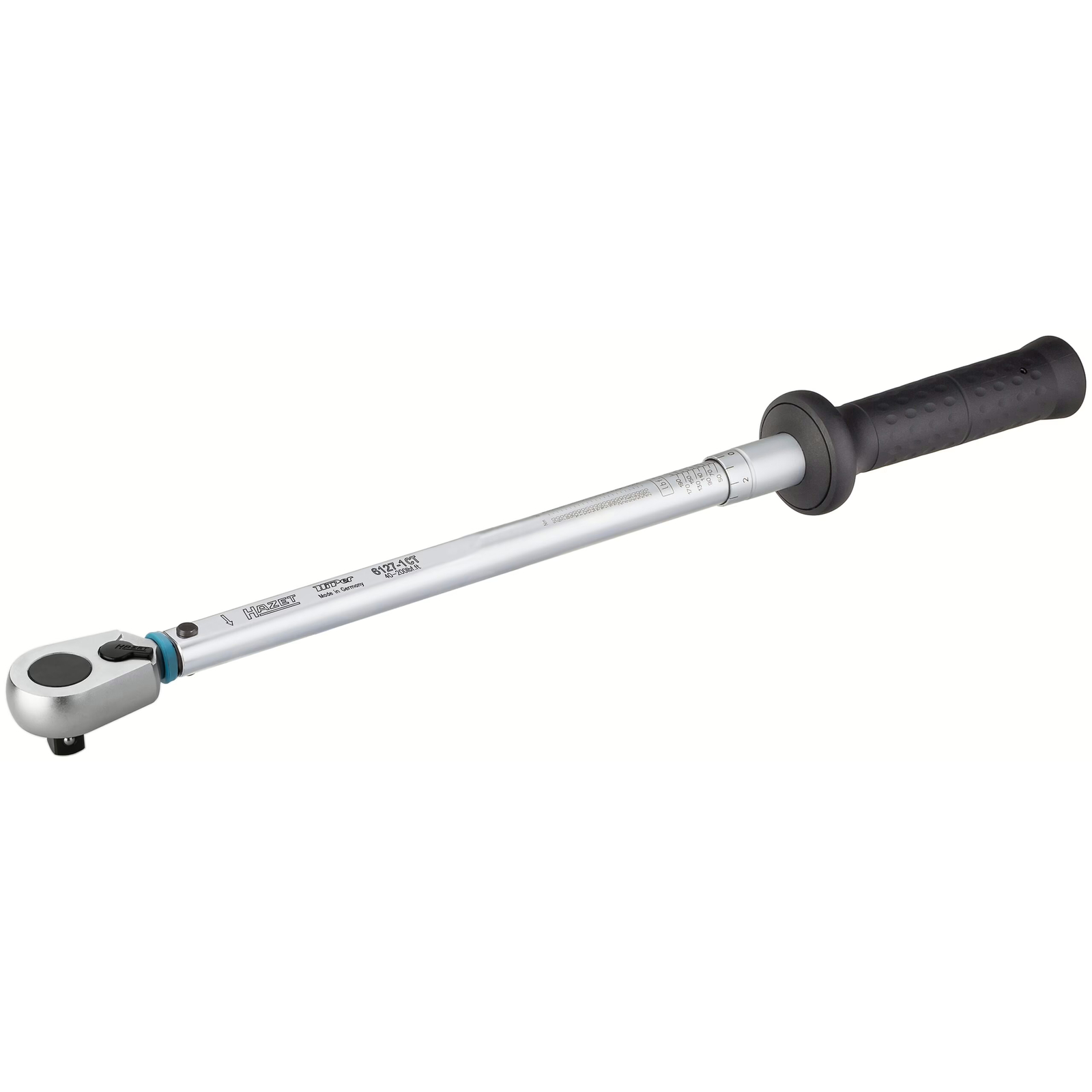 Clé dynamométrique 54,2-271,2 Nm norme américaine avec cliquet HiPer 90 dents HAZET - 6127-1CT