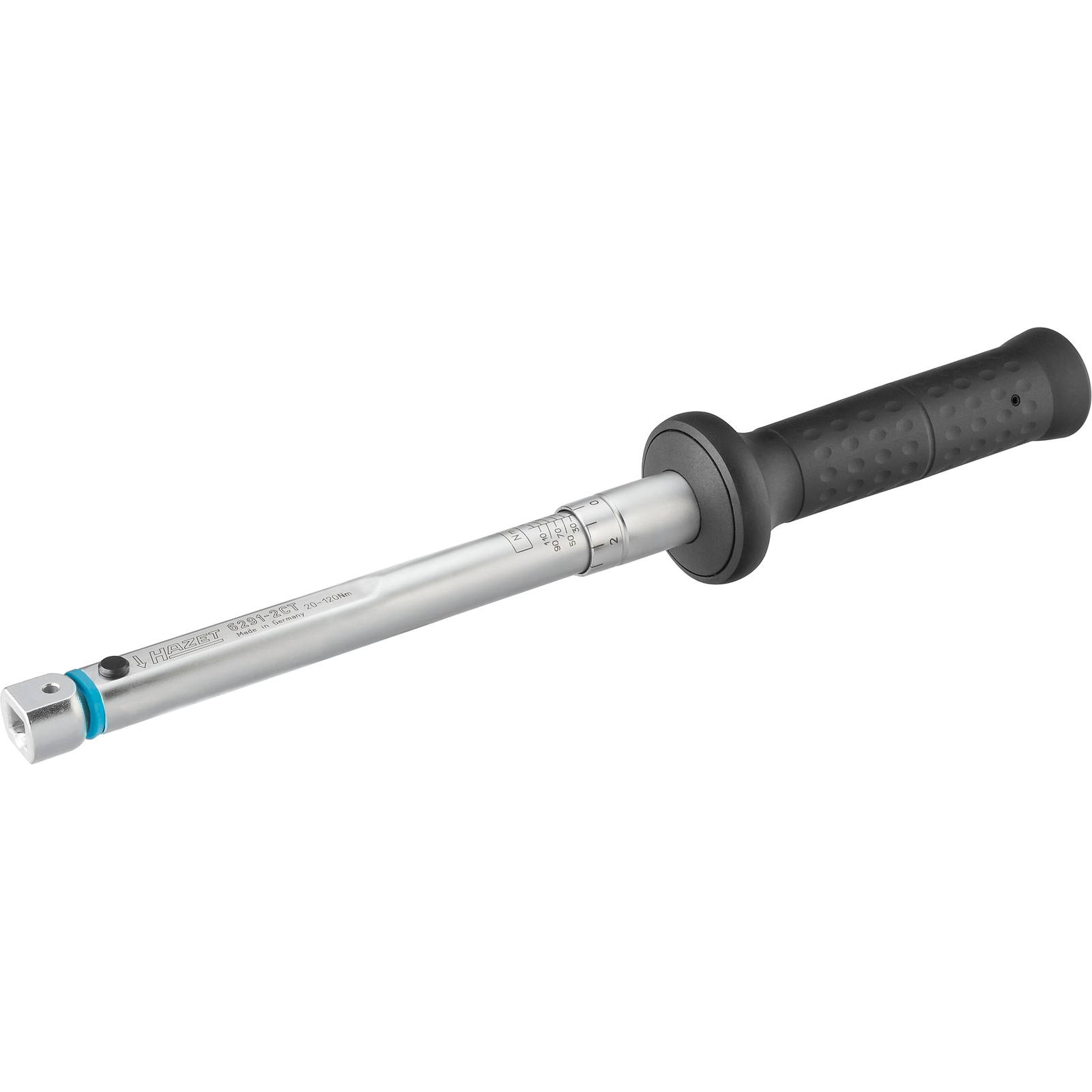 Clé dynamométrique 20-120 Nm carré femelle 9 x 12 mm précision 2% avec certificat HAZET - 6291-2CT