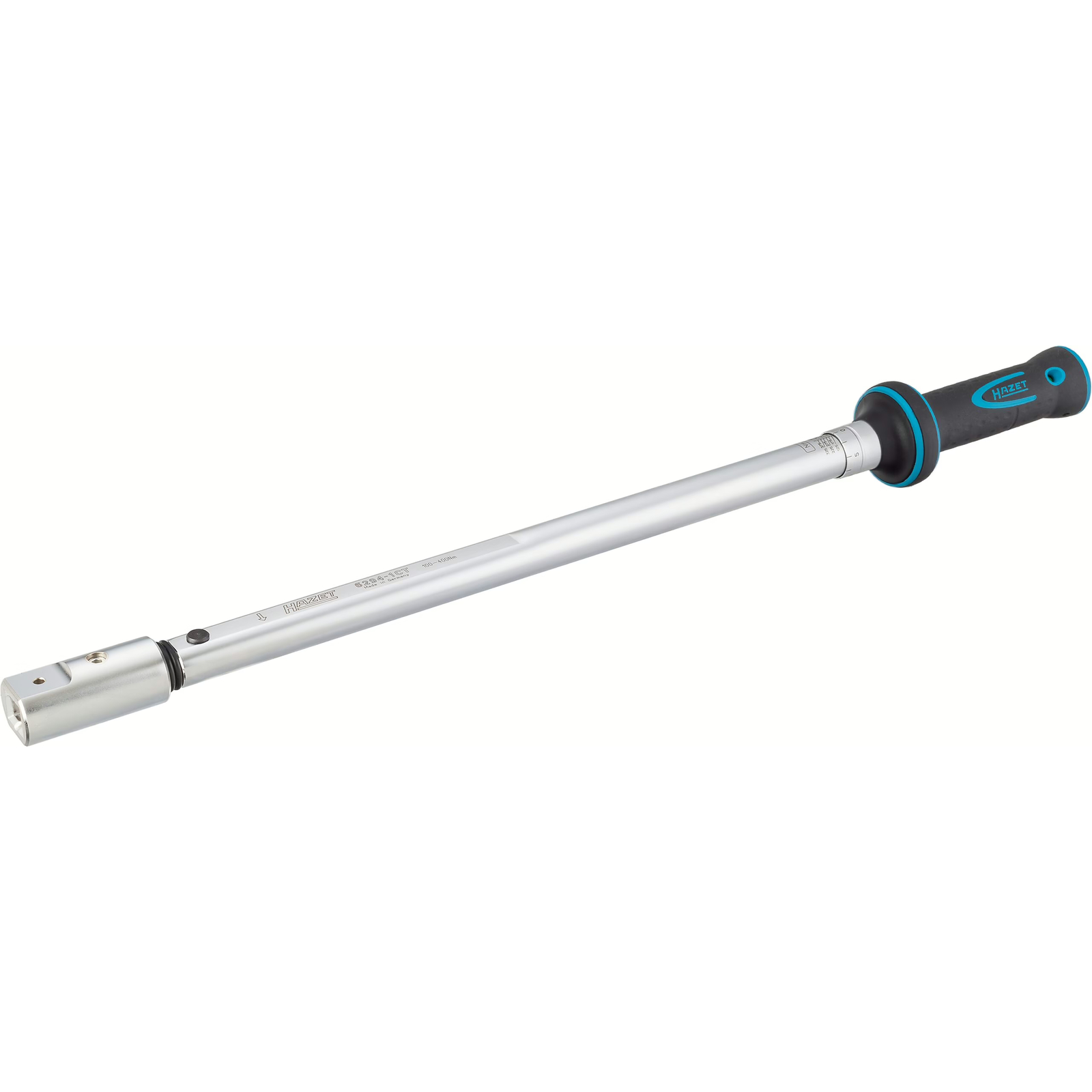 Clé dynamométrique 100-400 Nm carré femelle 14 x 18 mm manche bimatière HAZET - 6294-1CT