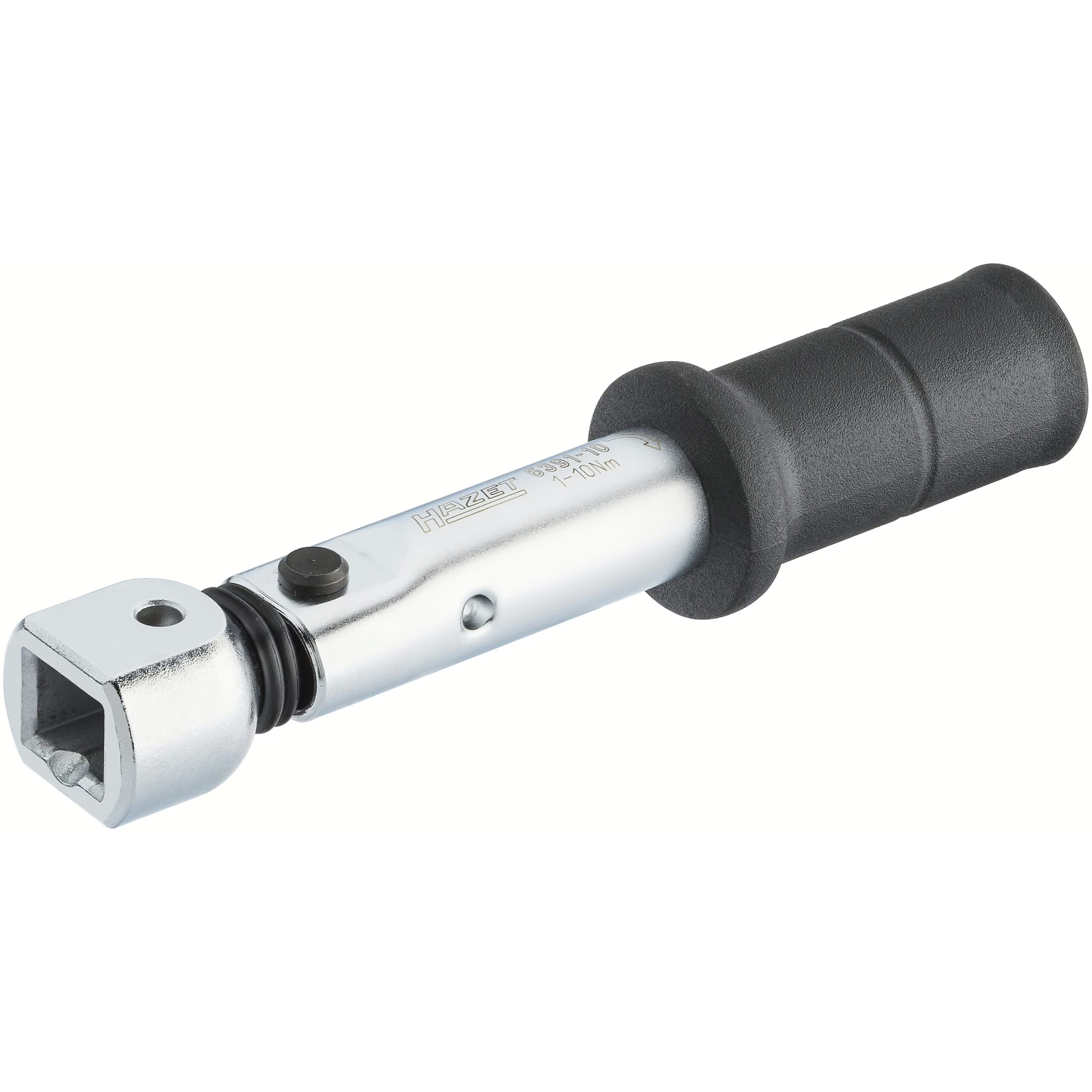 Clé dynamométrique 1-10 Nm carré femelle 9 x 12 mm précision 6 % sans échelle HAZET - 6391-10