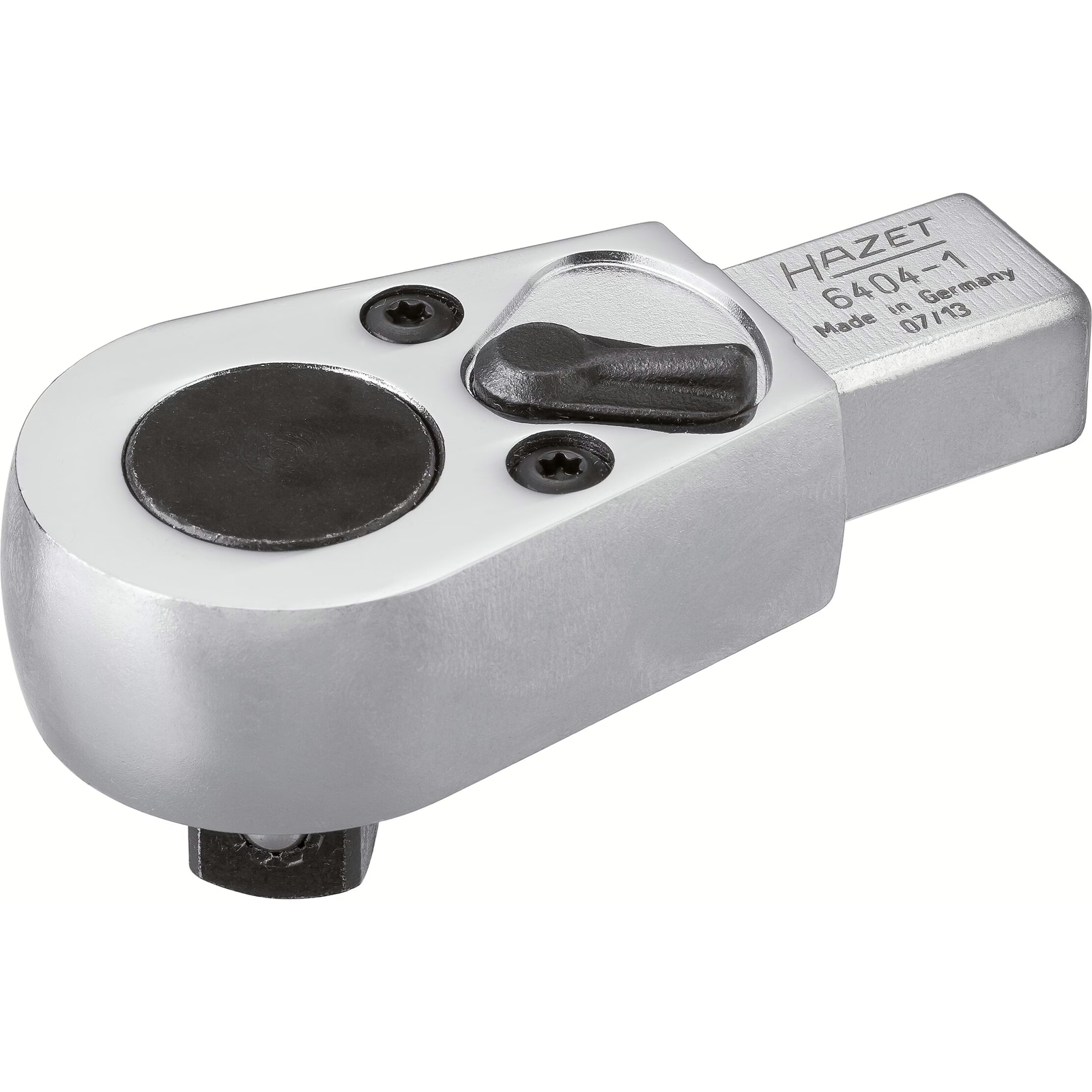 Attache mâle à cliquet réversible carré femelle 14 x 18 mm carré massif 1/2 pouce 32 dents 300 Nm HAZET - 6404-1