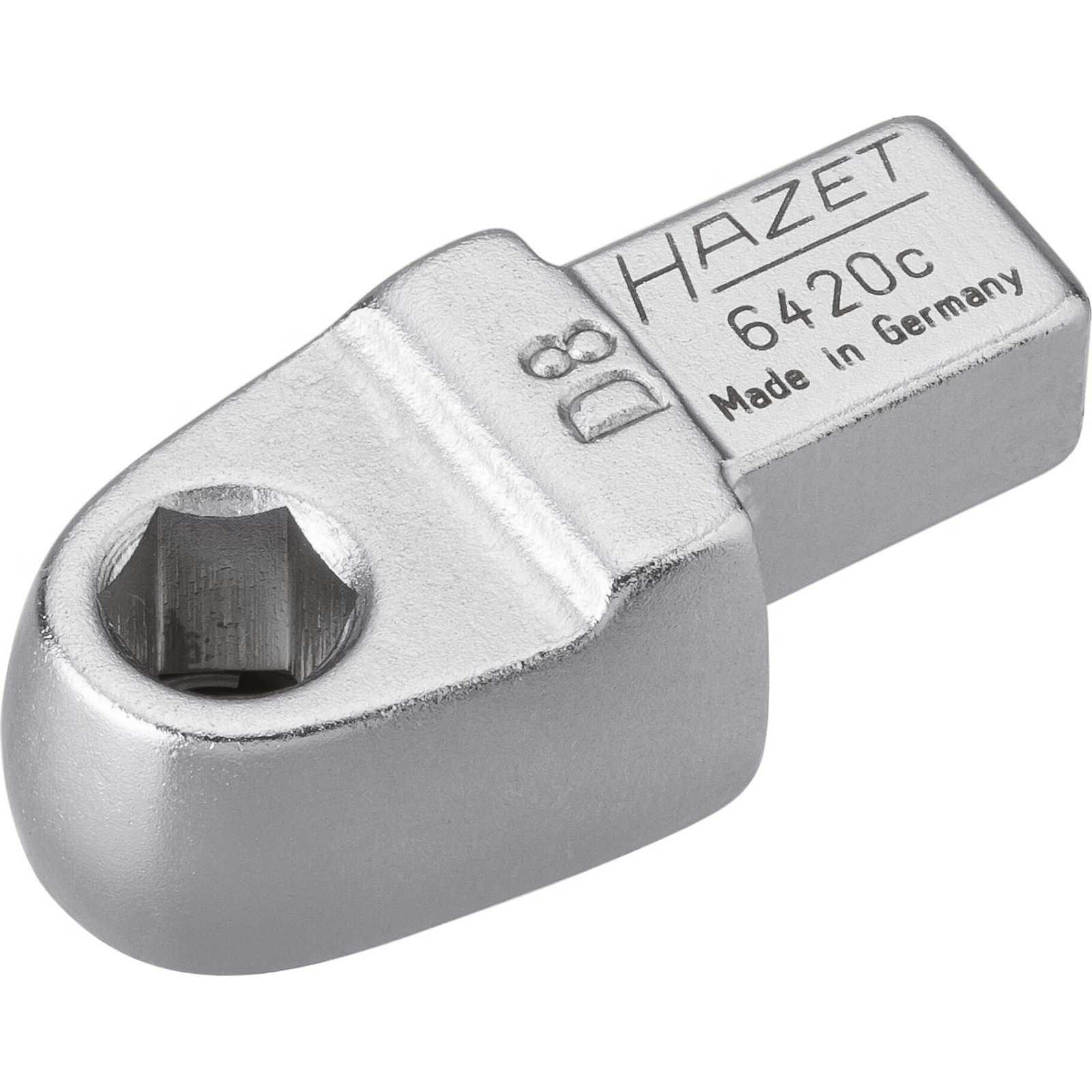 Attache mâle pour embouts tournevis carré femelle 9 x 12 mm massif hexagone creux 41,5 mm HAZET - 6420C