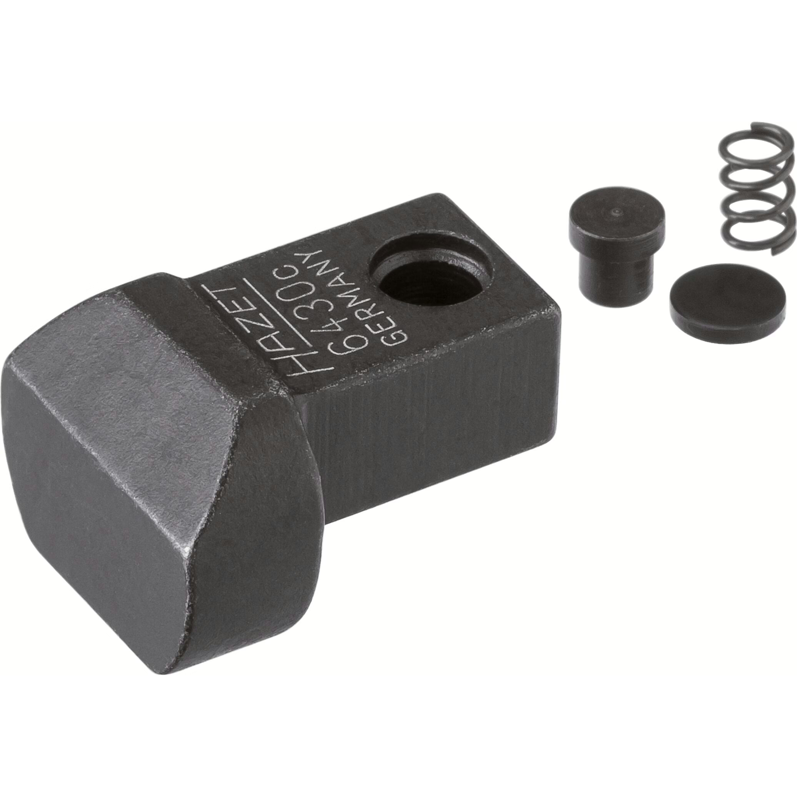 Attache mâle soudure carré femelle 9 x 12 mm massif longueur 25 mm avec ressort HAZET - 6430C
