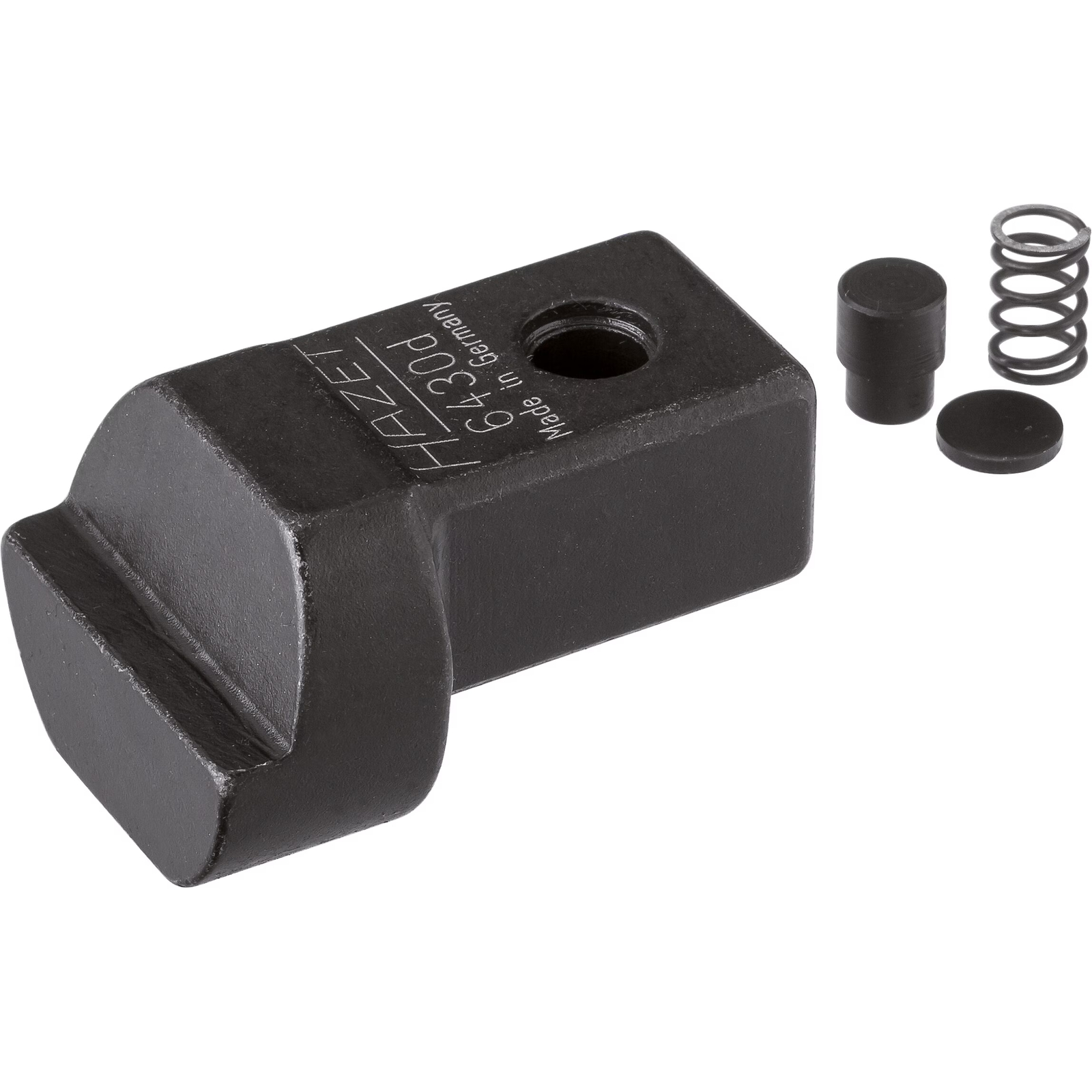 Attache mâle soudure carré femelle 14 x 18 mm massif 38 mm avec ressort tige cache HAZET - 6430D
