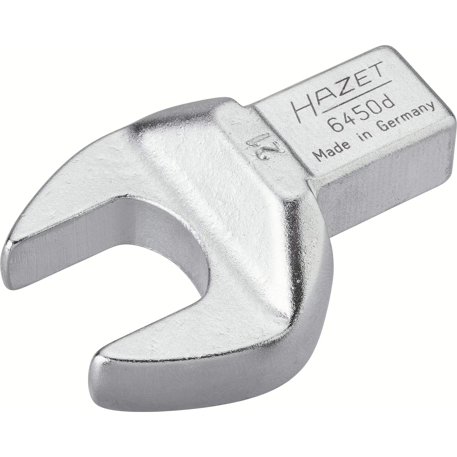 Attache mâle à fourche carré femelle 14 x 18 mm profil 6 pans taille 21 mm chromée HAZET - 6450D-21
