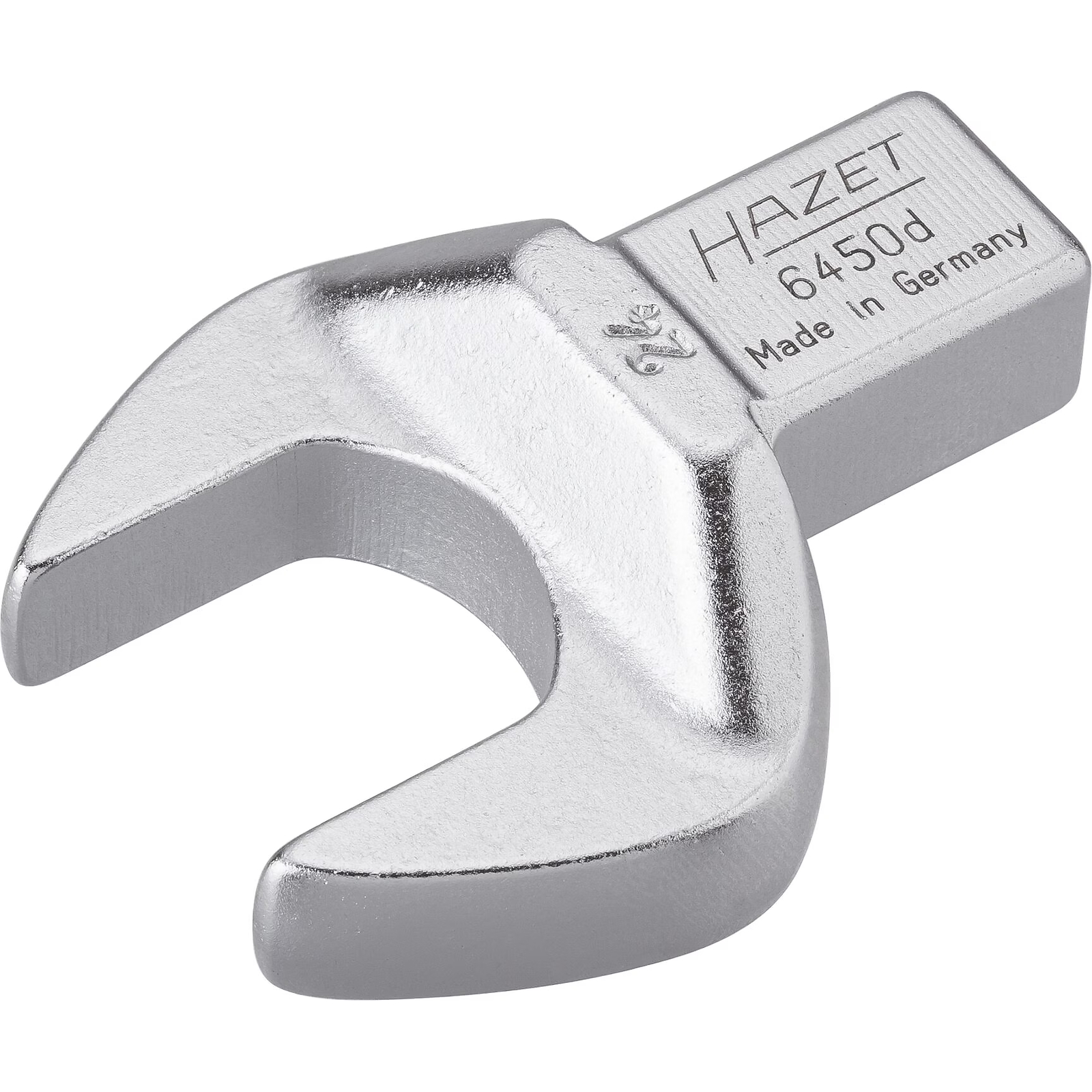 Attache mâle à fourche carré femelle 14 x 18 mm profil 6 pans taille 24 mm chromée HAZET - 6450D-24