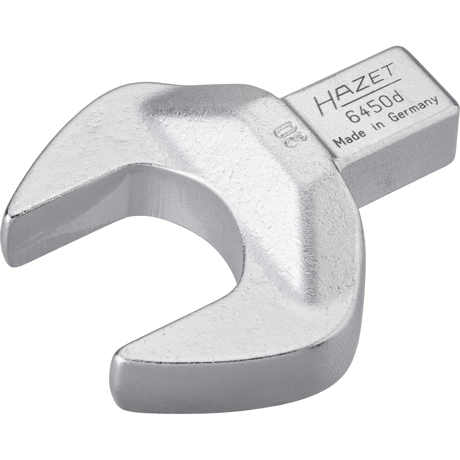 Attache mâle à fourche carré femelle 14 x 18 mm profil 6 pans 30 mm chromée HAZET - 6450D-30