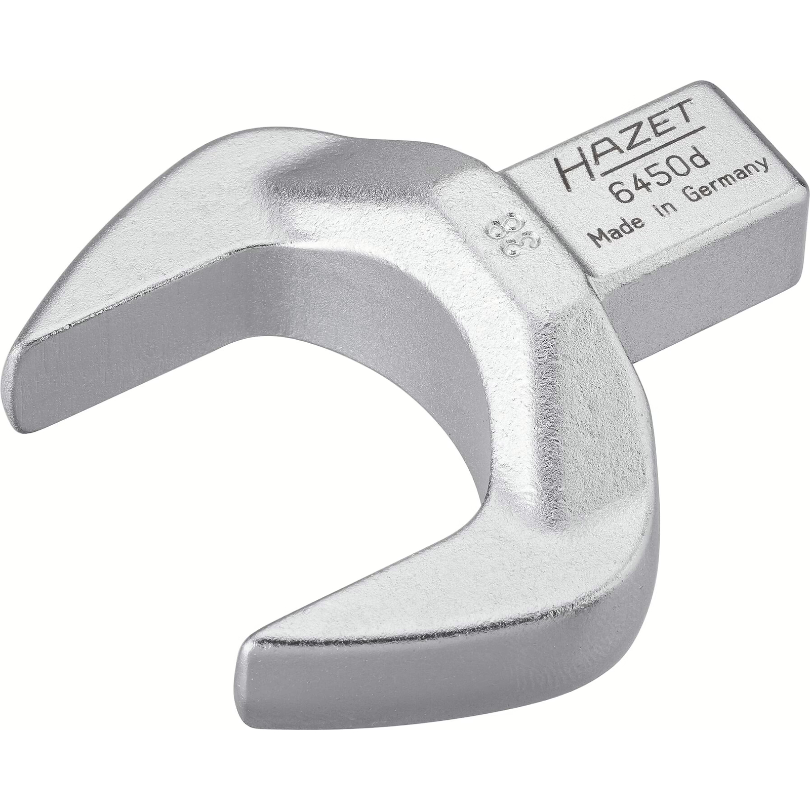 Attache mâle à fourche carré femelle 14 x 18 mm massif 38 mm chromée HAZET - 6450D-38