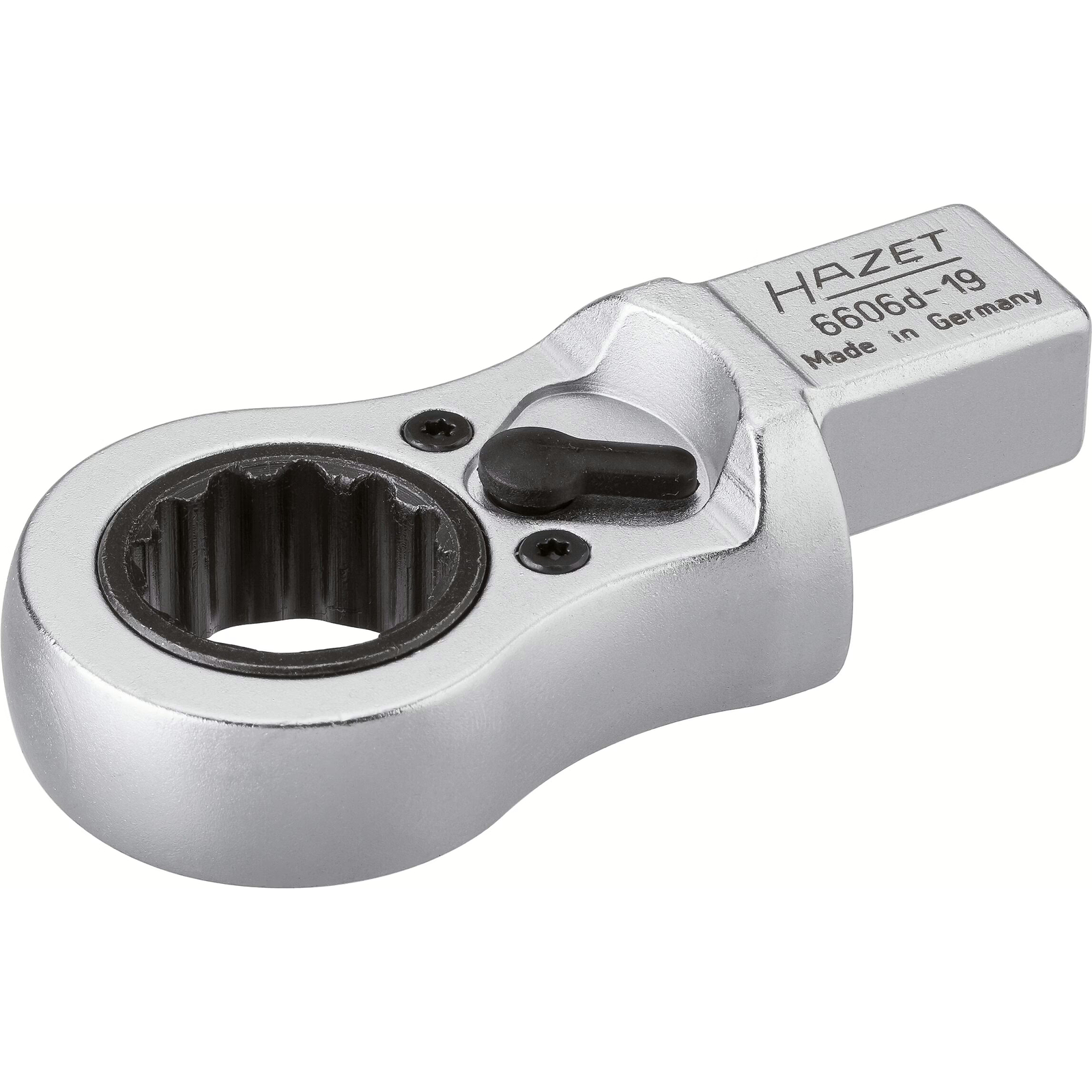 Attache mâle polygonale cliquet carré femelle 14 x 18 mm 40 dents 9° forgée HAZET - 6606D-19