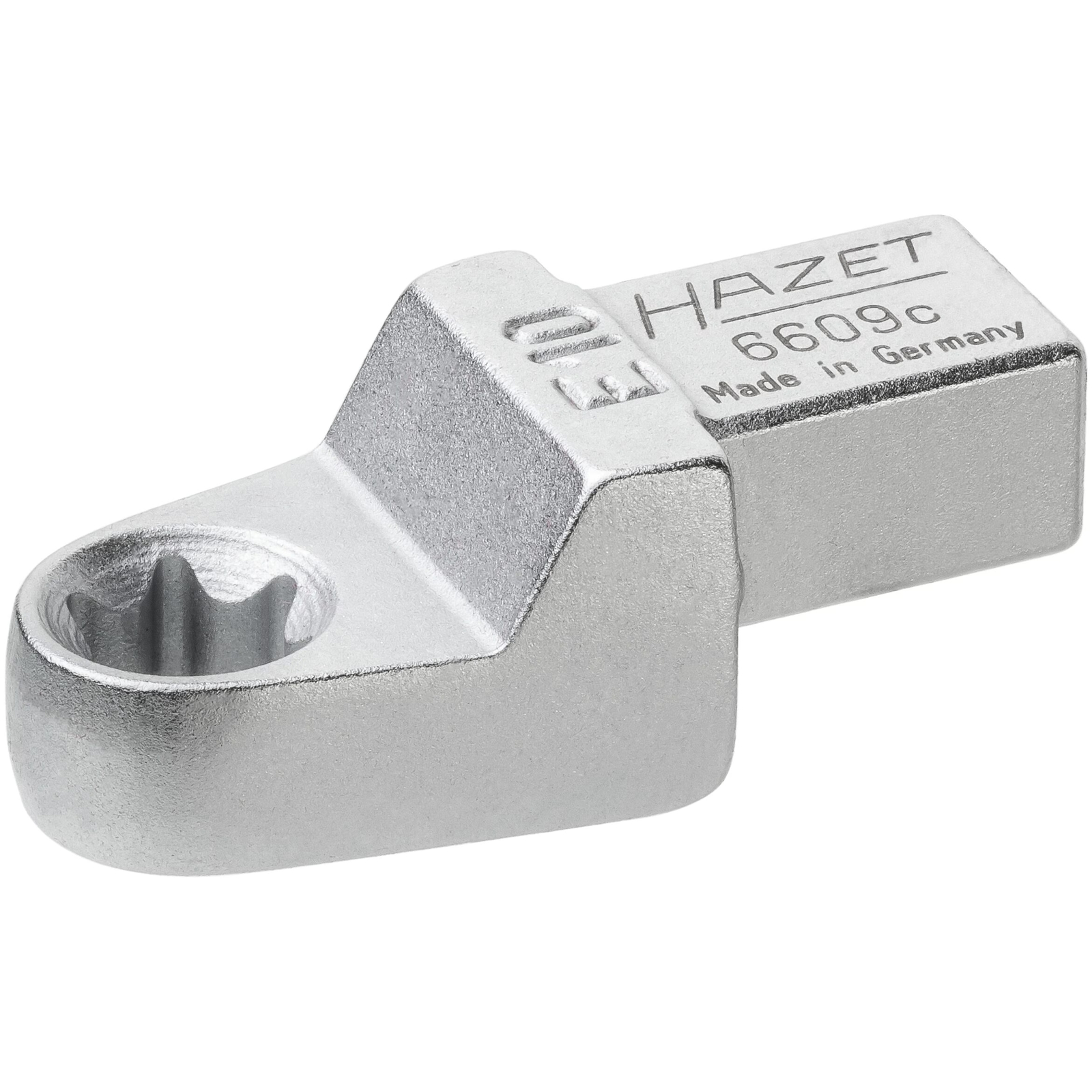 Attache mâle polygonale carré femelle 9 x 12 mm profil TORX extérieur taille E10 HAZET - 6609C-E10