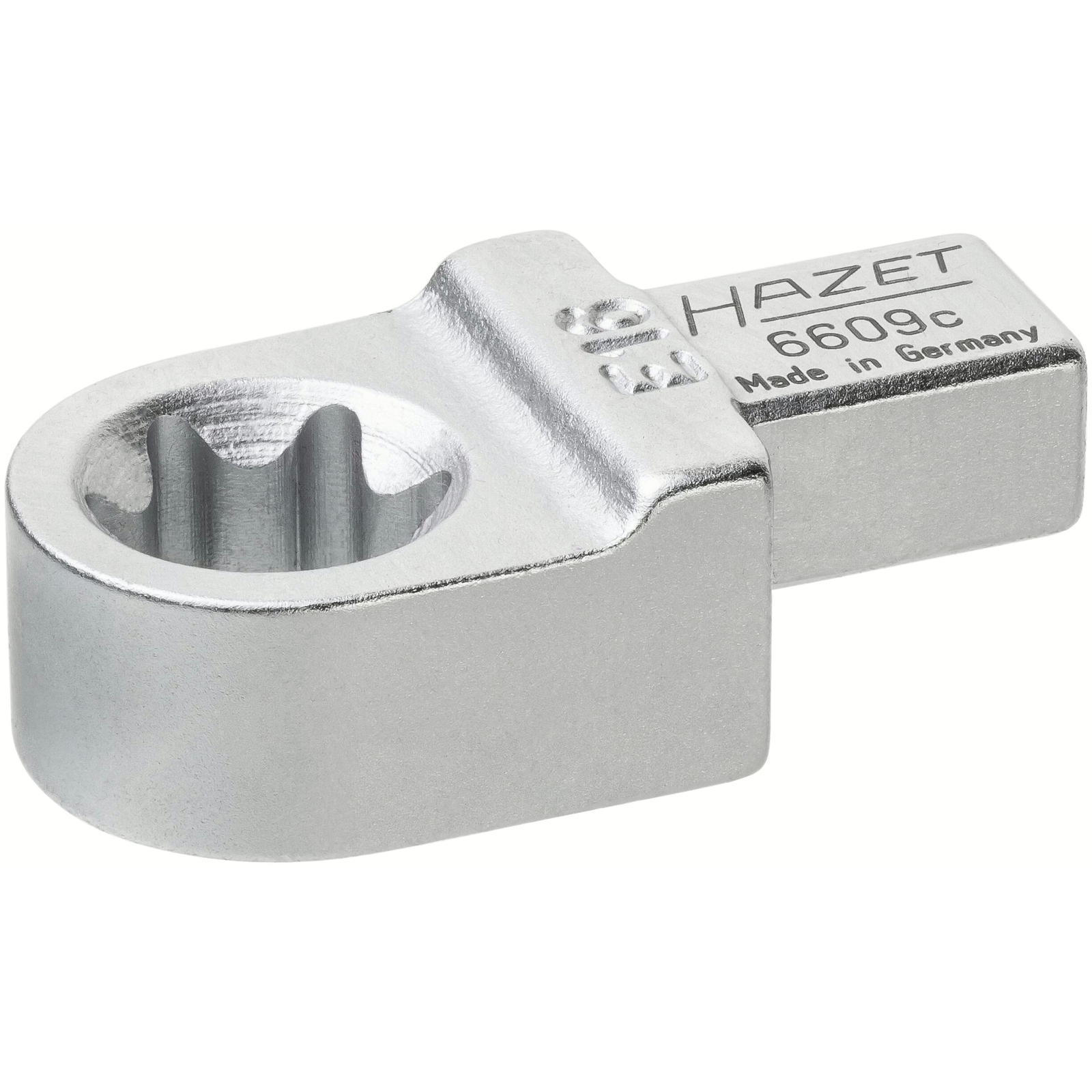 Attache mâle polygonale carré femelle 9 x 12 mm profil TORX extérieur taille E16 HAZET - 6609C-E16