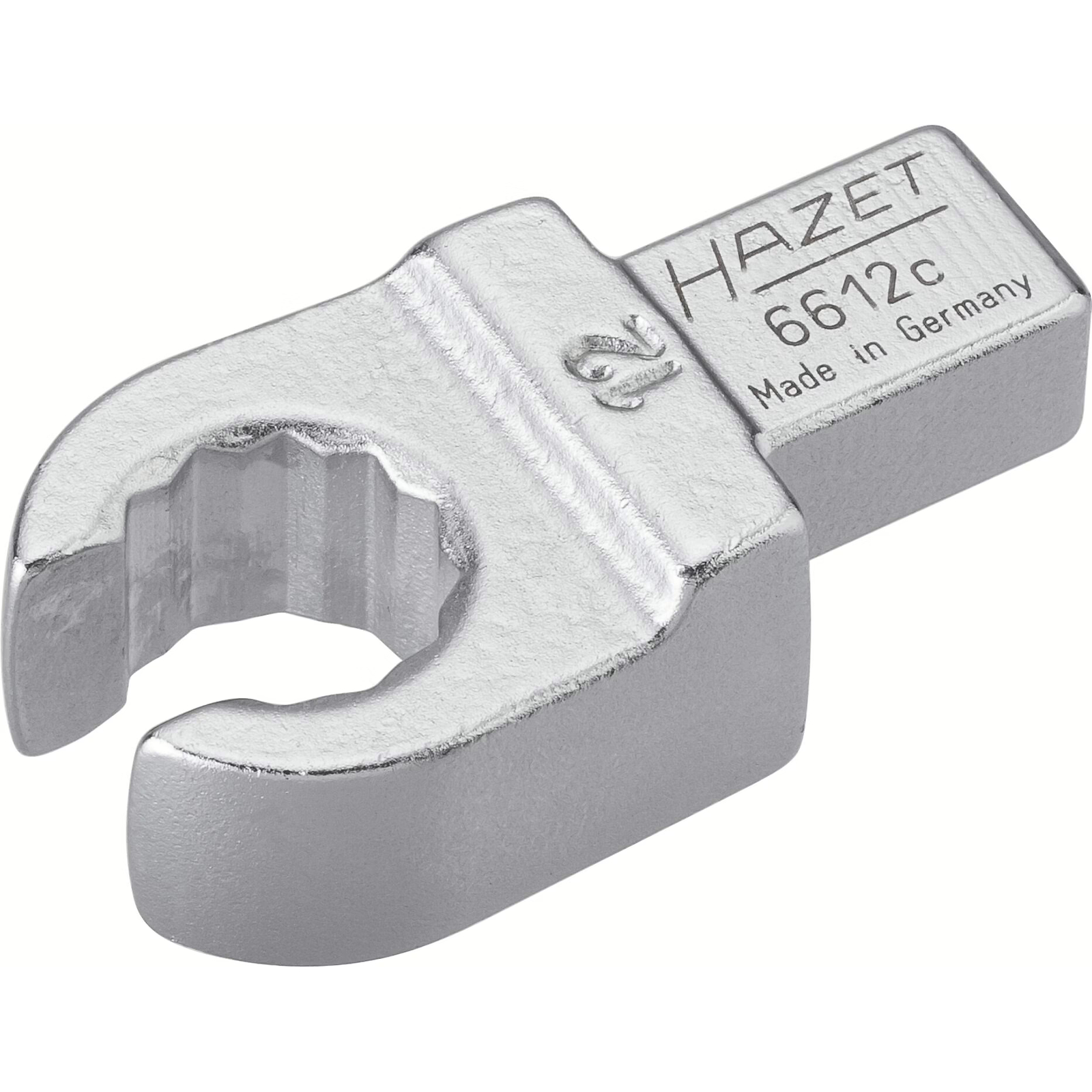 Attache mâle polygonale ouverte 12 mm manœuvre écrou-raccord freinage HAZET - 6612C-12