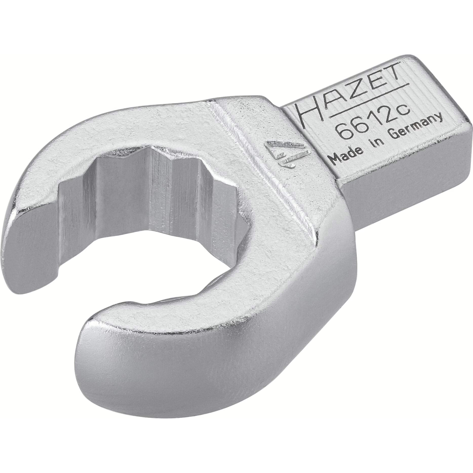 Attache mâle polygonale ouverte 17 mm carré femelle 9 x 12 mm 12 pans HAZET - 6612C-17