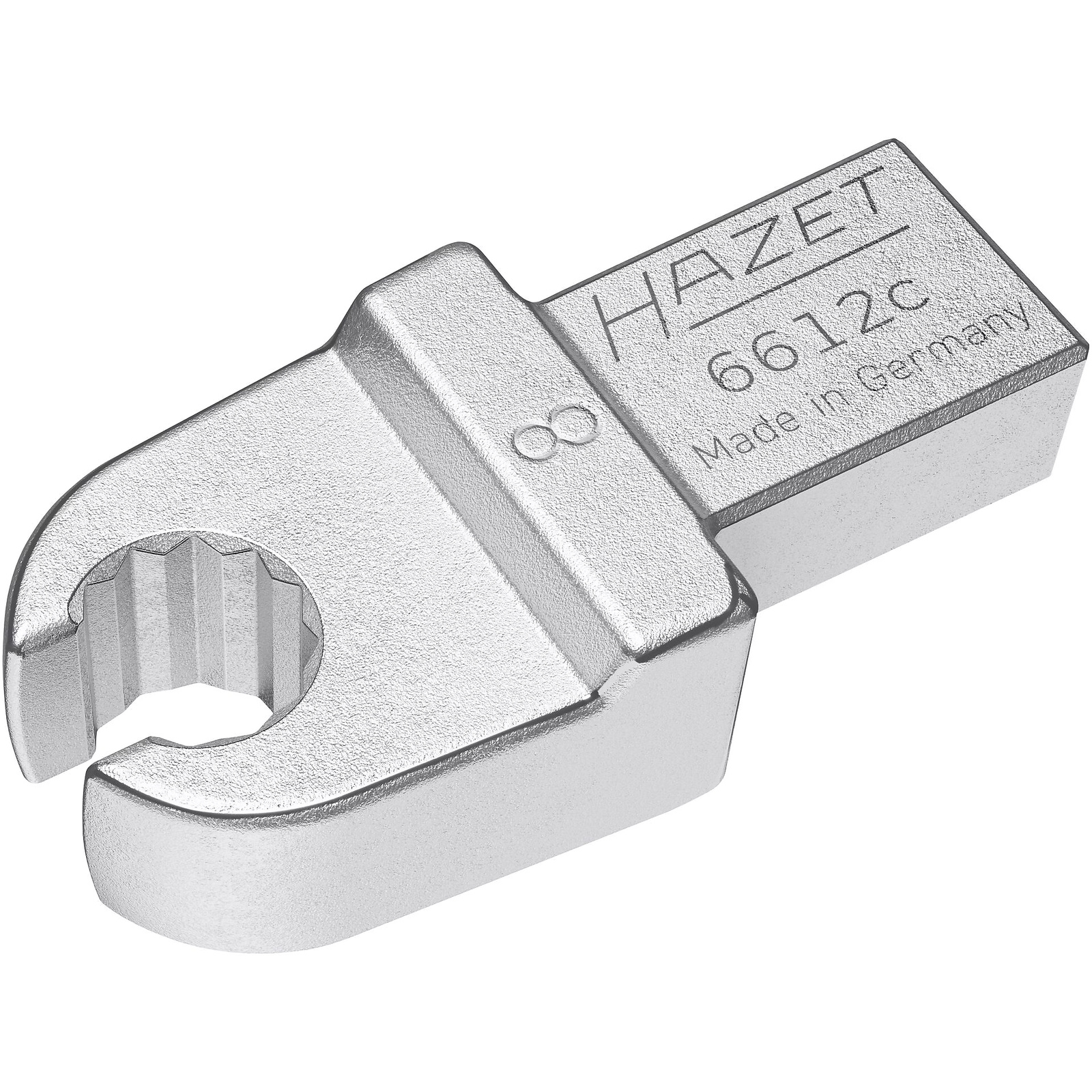 Attache mâle polygonale ouverte 8 mm actionnement écrous vélos HAZET - 6612C-8