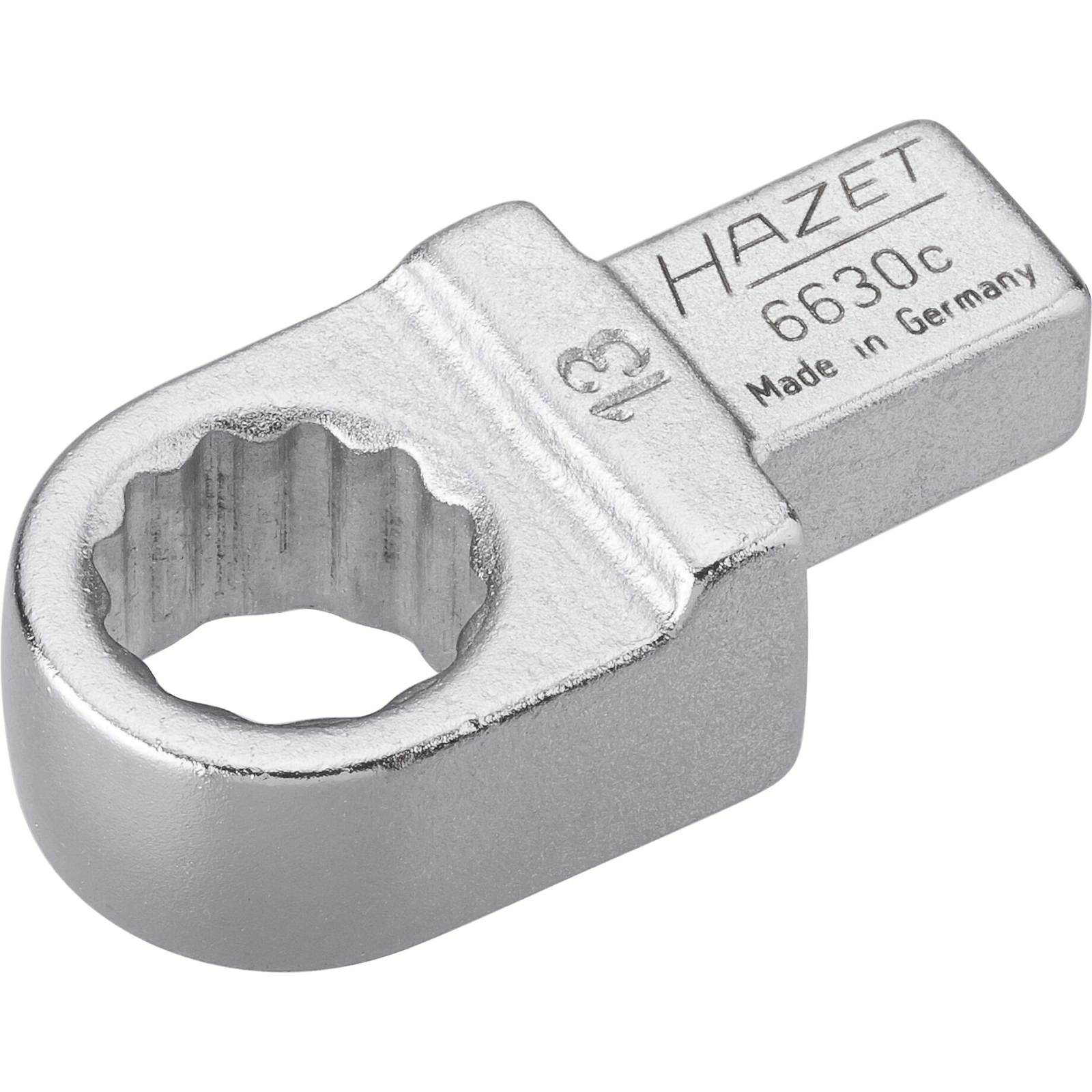 Attache mâle polygonale carré femelle 9 x 12 mm massif Profil Traction 12 pans HAZET - 6630C-13