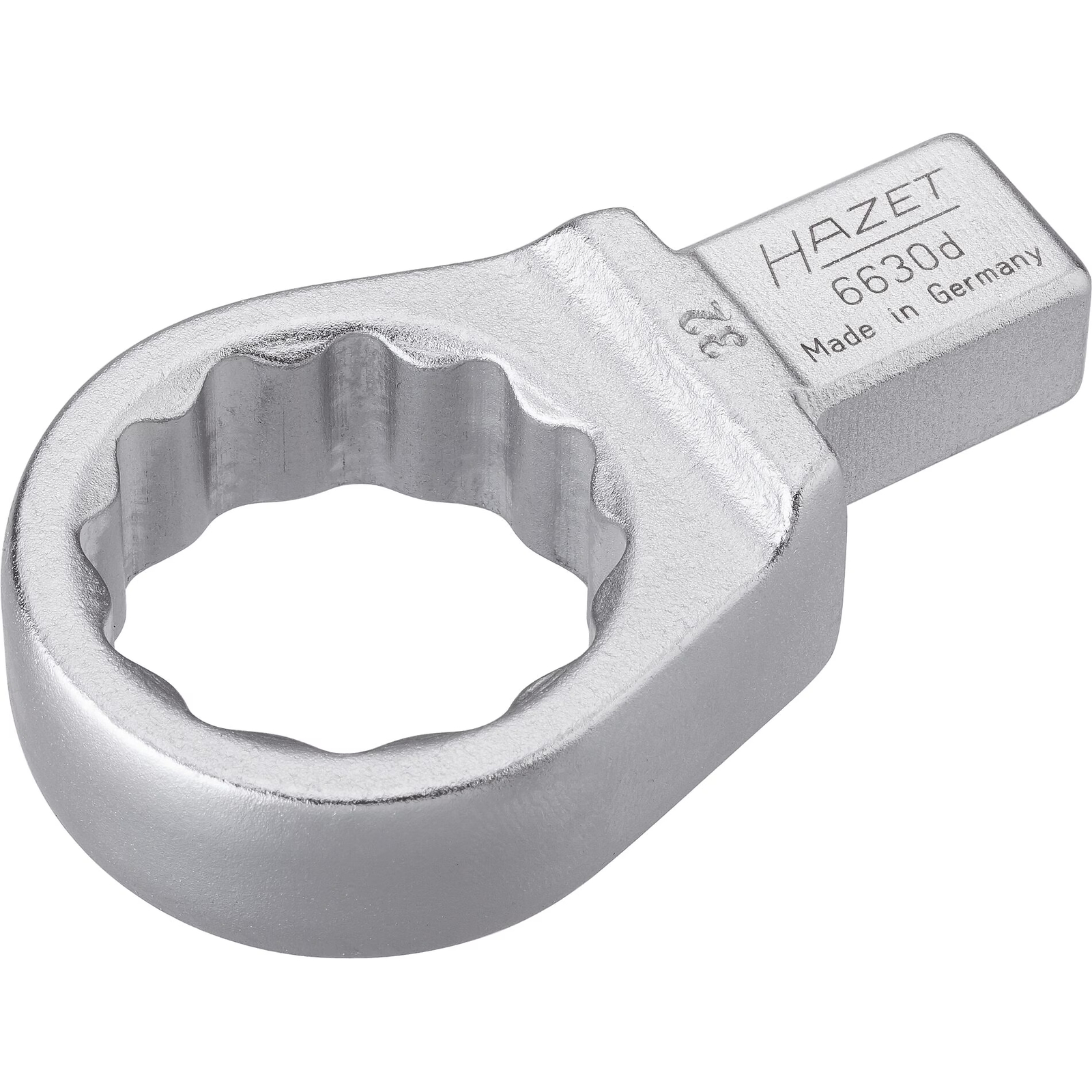 Attache mâle polygonale carré femelle 14 x 18 mm massif profil traction 12 pans HAZET - 6630D-32