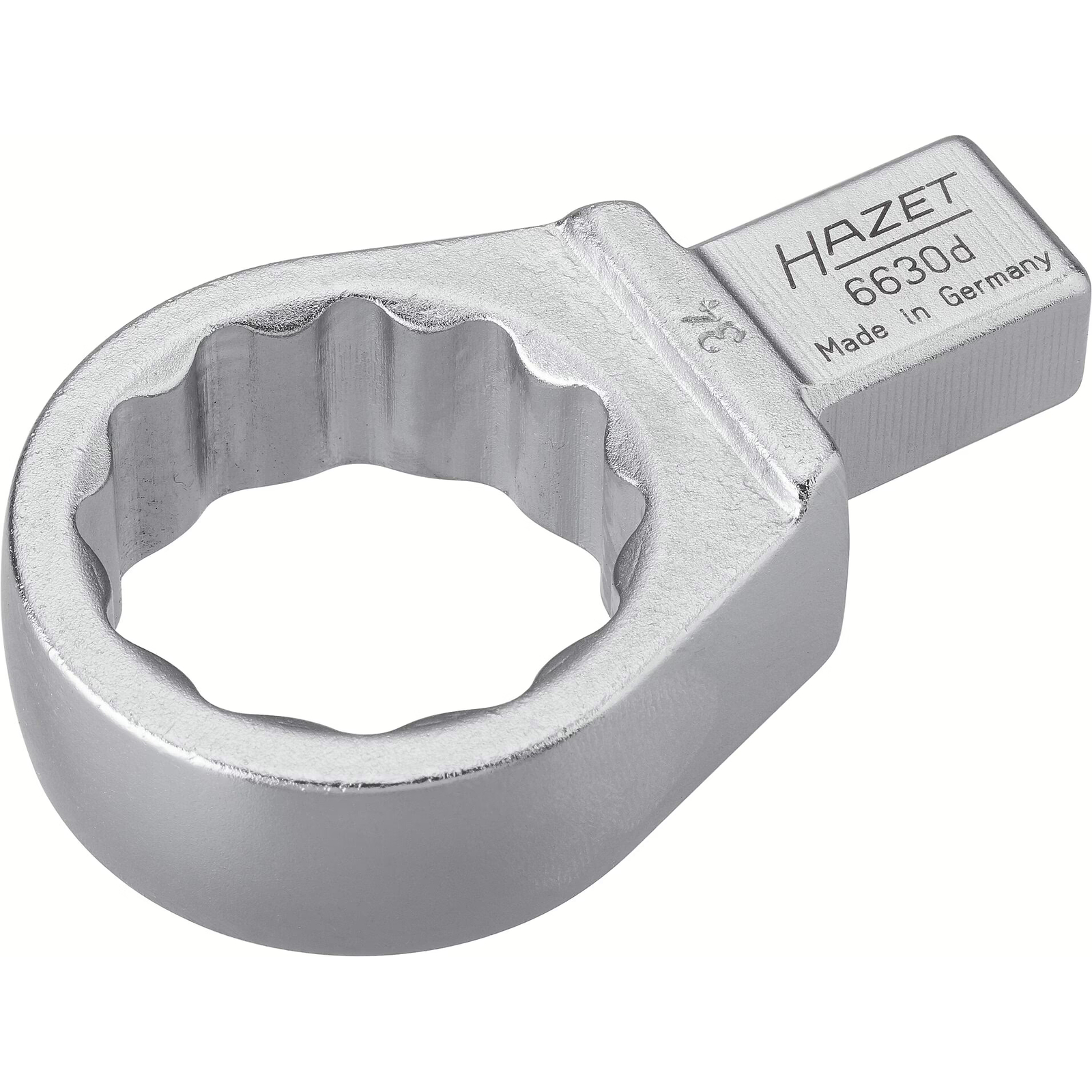 Attache mâle polygonale carré femelle 14 x 18 mm massif profil traction 12 pans HAZET - 6630D-34