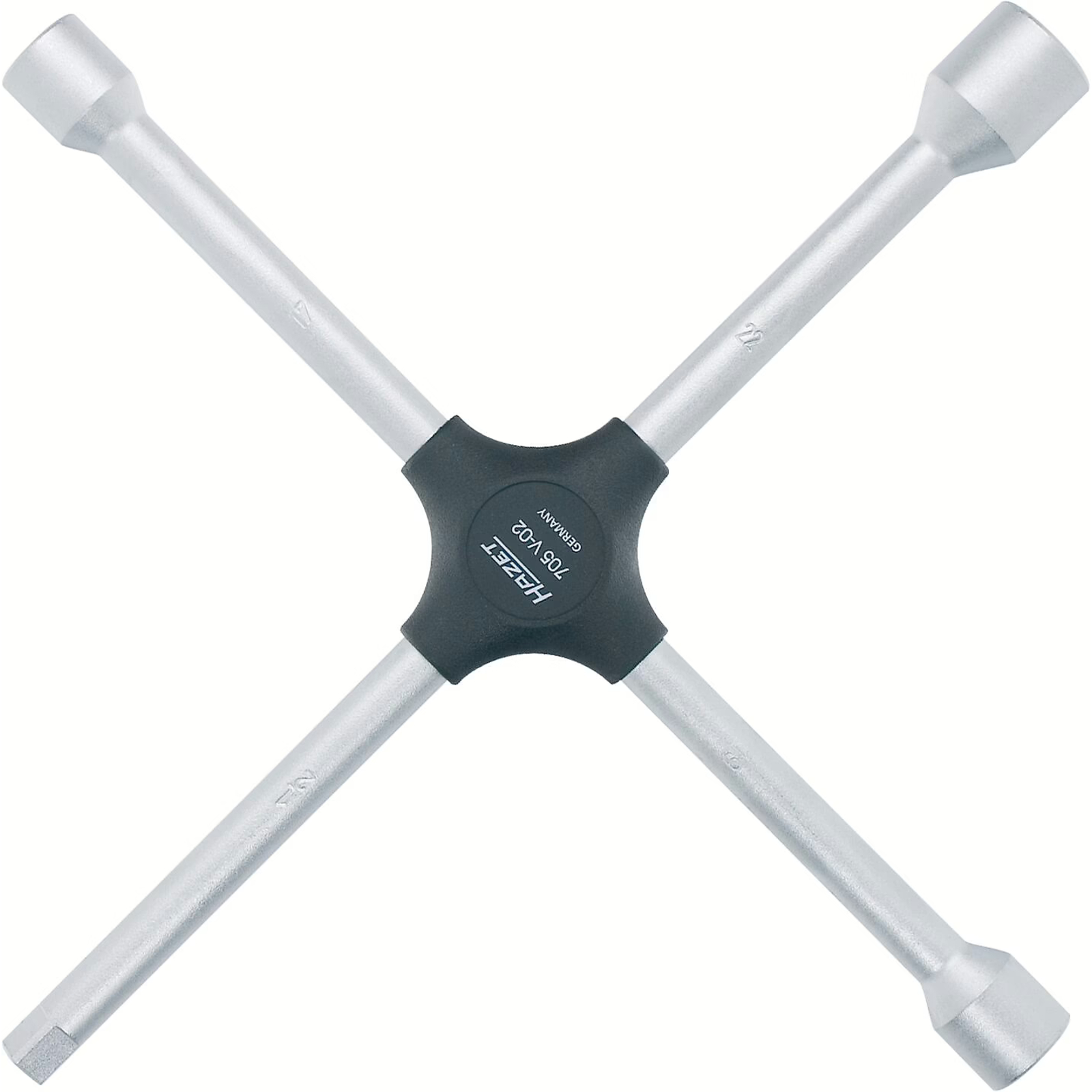 Clé en croix 17 x 19 x 22 x 3 mm carré mâle 12,5 mm pour véhicules HAZET - 705V-02
