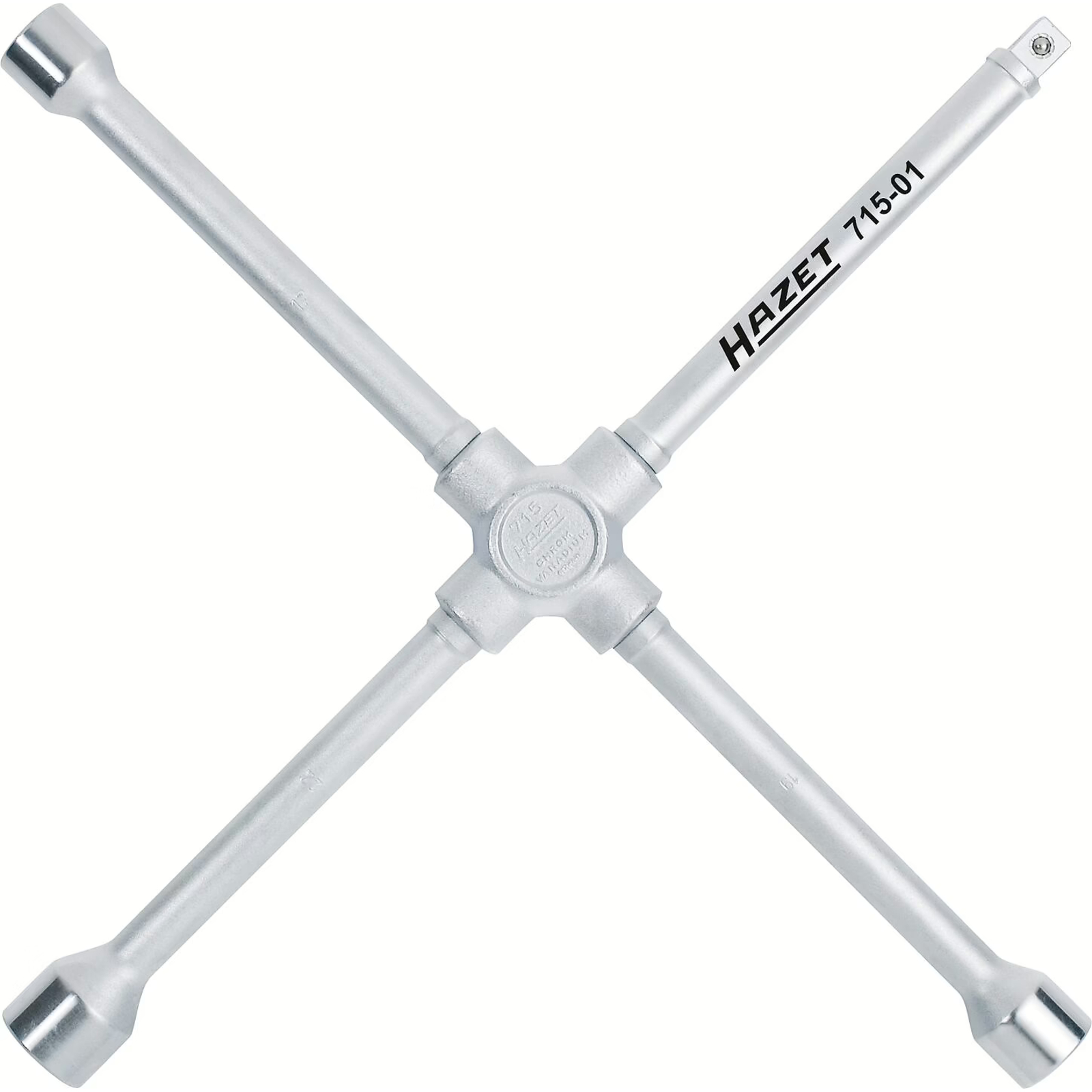 Clé en croix 17 x 19 x 22 mm carré mâle 12,5 mm pour douilles série 900 HAZET - 715-01