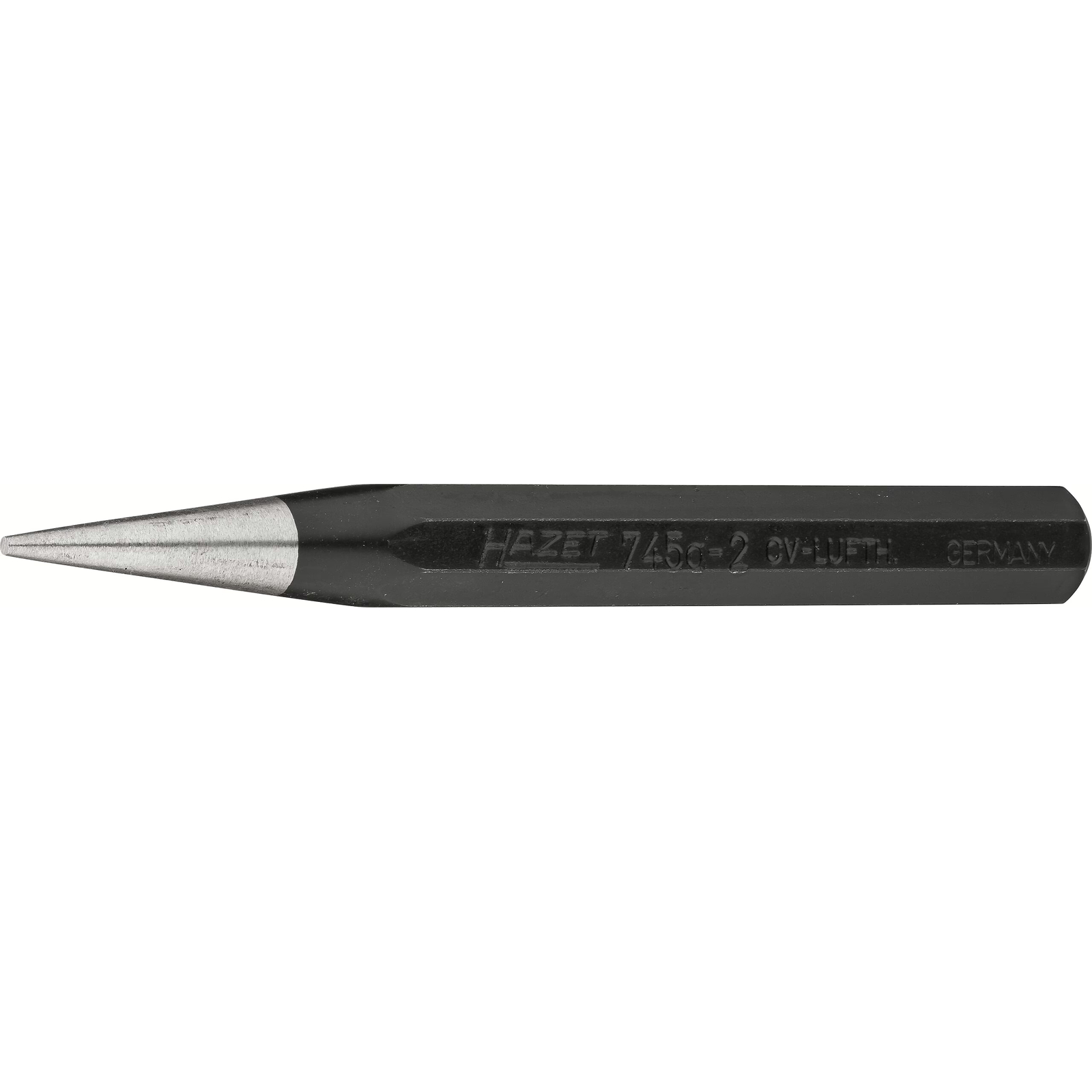Chasse-goupilles 2 mm 120 mm exécution lourde tige 8 pans HAZET - 745A-2