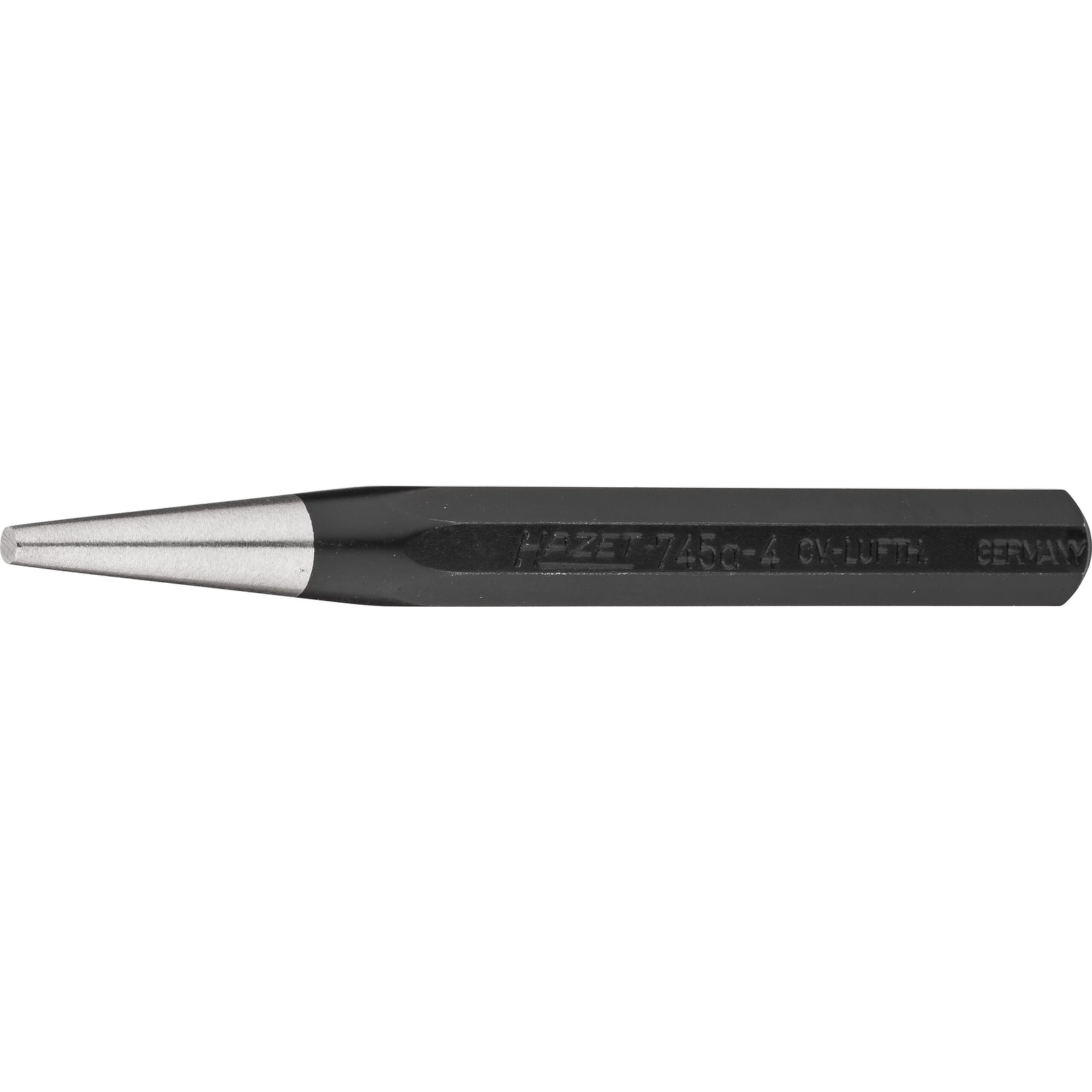 Chasse-goupilles 4 mm 120 mm exécution lourde tige 8 pans HAZET - 745A-4
