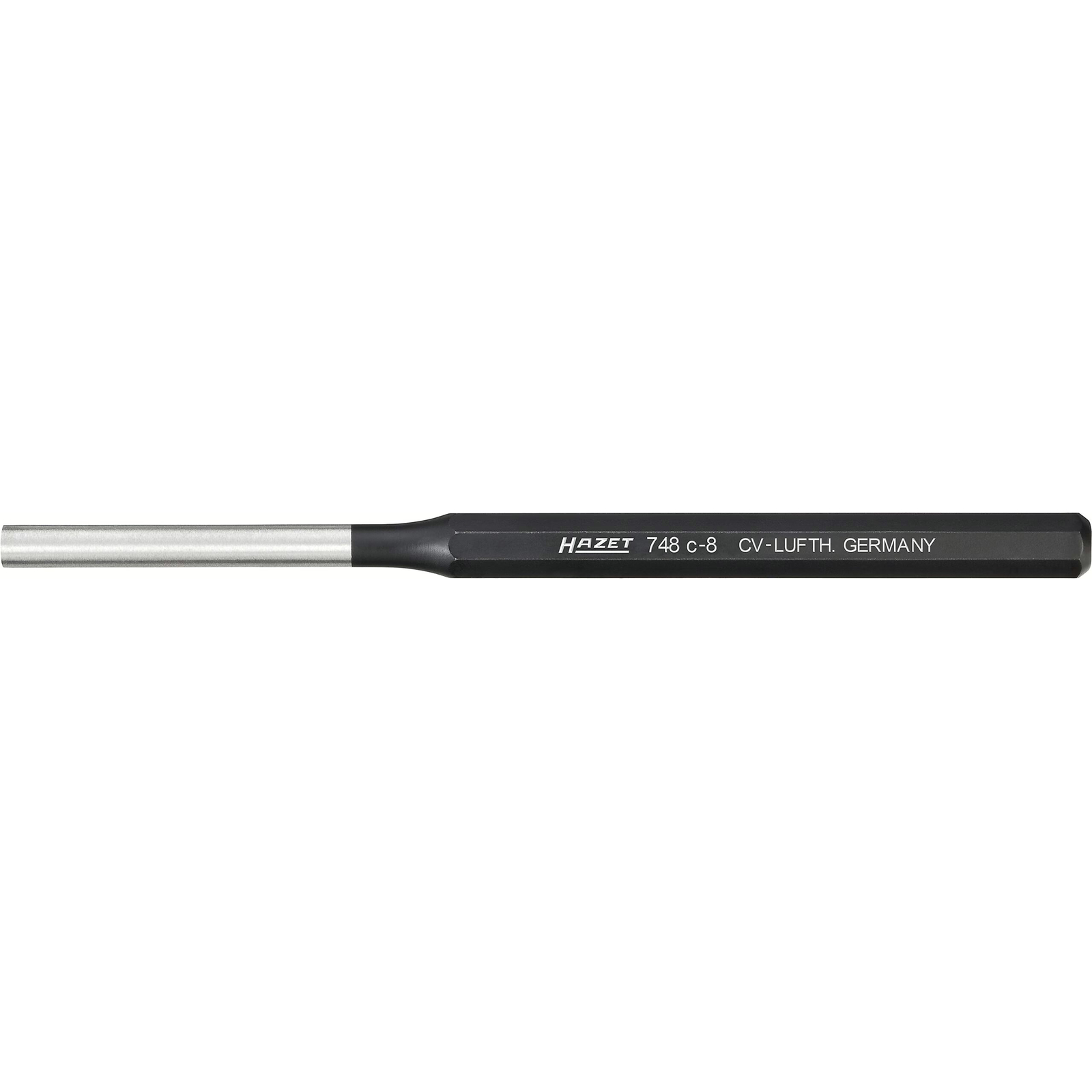 Chasse-goupilles tige 8 pans 8 mm 200 mm forme C longue HAZET - 748C-8