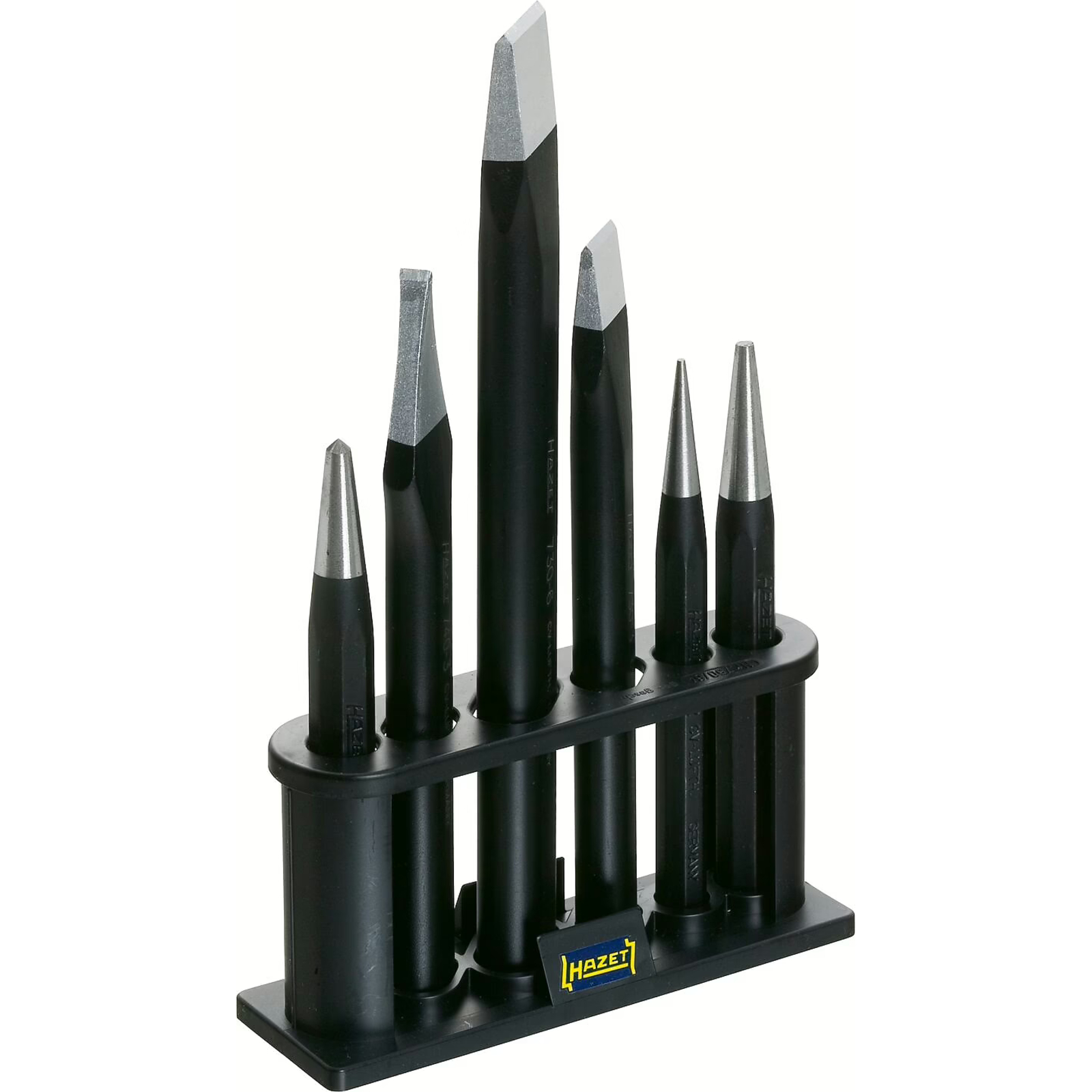 Jeu de burins chasse-goupilles pointeaux 6 pièces variante B HAZET - 750/6-1