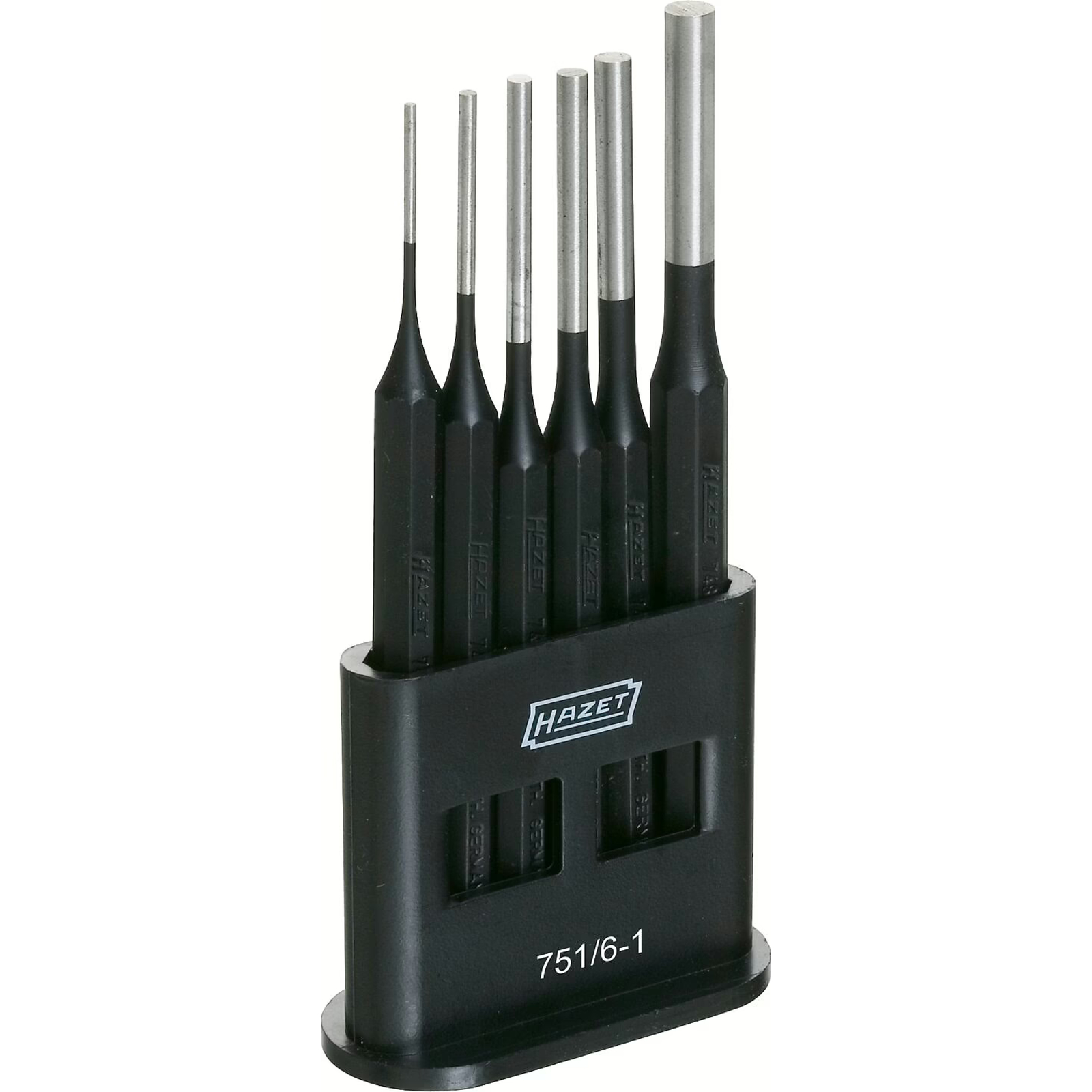 Jeu de chasse-goupilles même longueur 6 pièces HAZET - 751/6-1