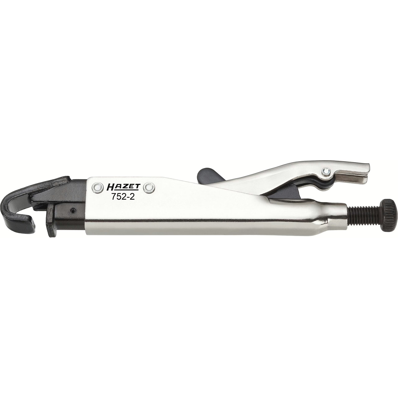 Pince-étau capacité de serrage 15 mm nickelée brillante 205 mm HAZET - 752-2