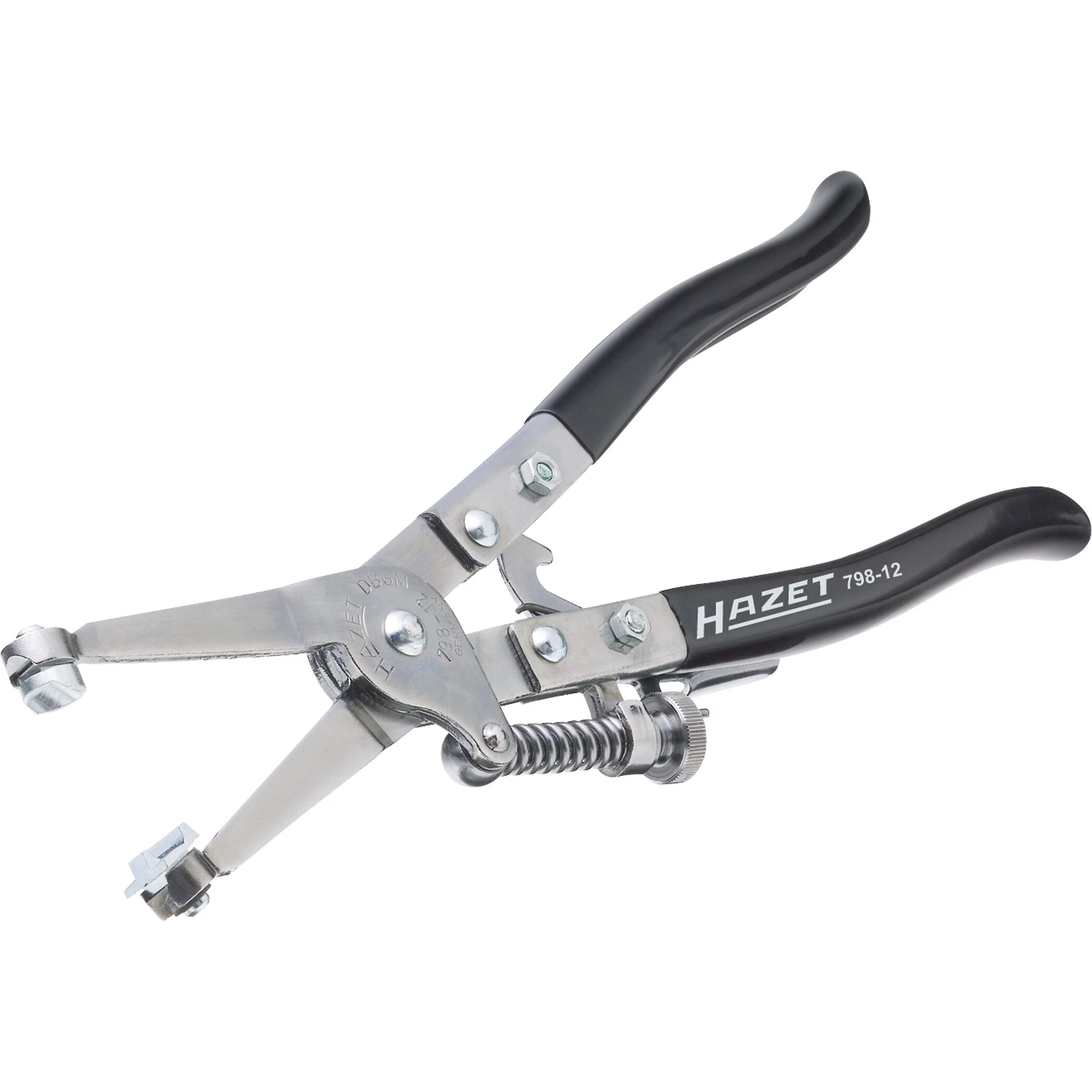 Pince pour colliers à ressort auto-serrants 80 mm manches enduits au trempé HAZET - 798-12