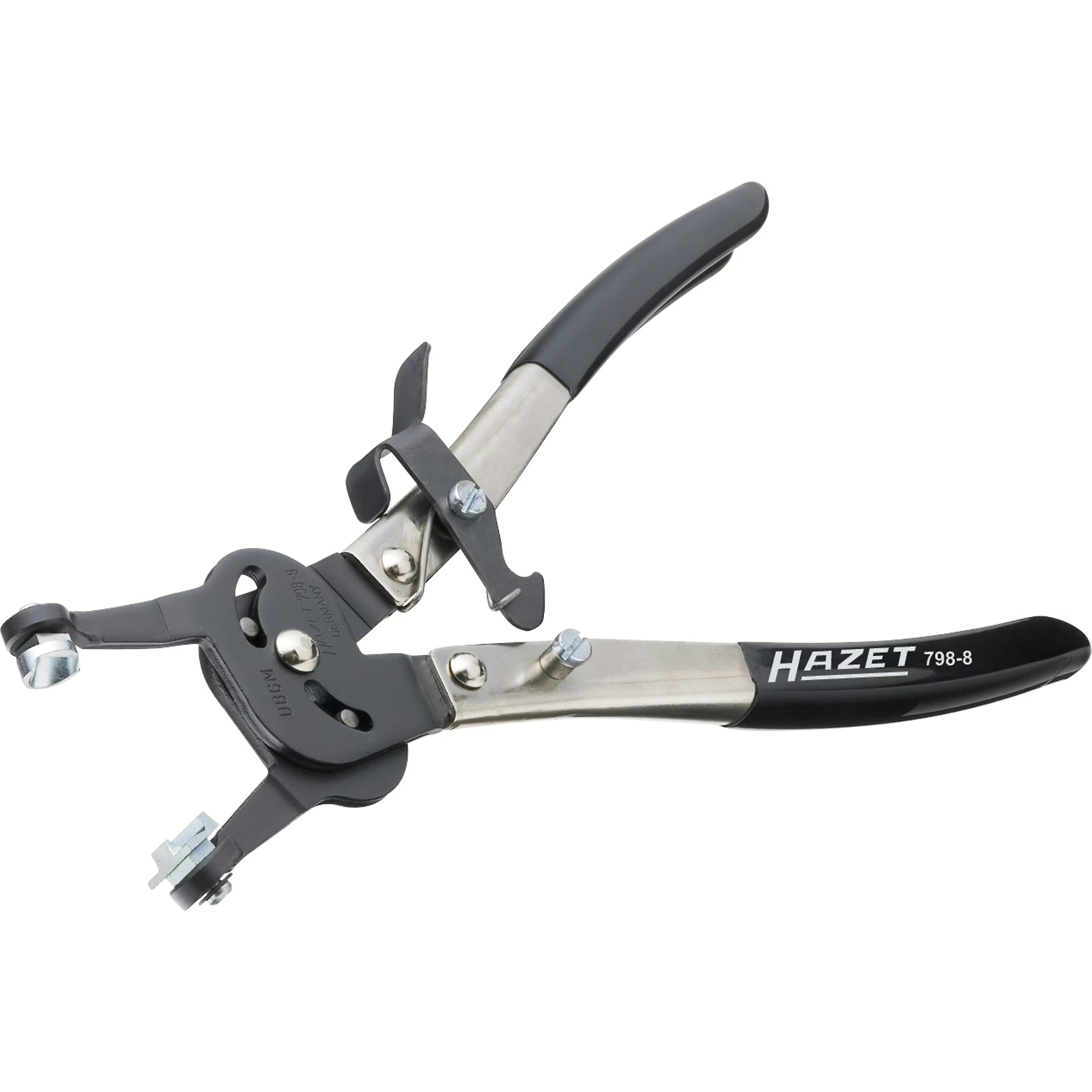 Pince pour colliers à ressort auto-serrants 45 mm manches trempées HAZET - 798-8