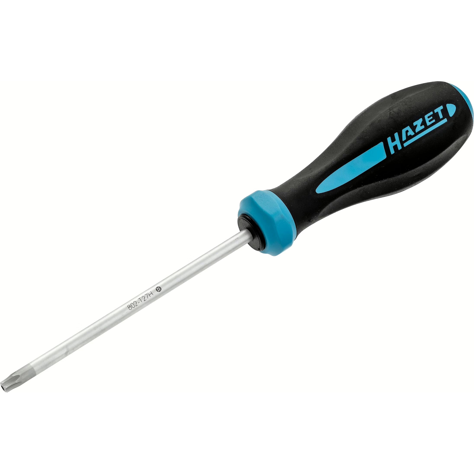 Tournevis TORX tamper résistant T27H manche 3 composants antidérapant HAZET - 802-T27H
