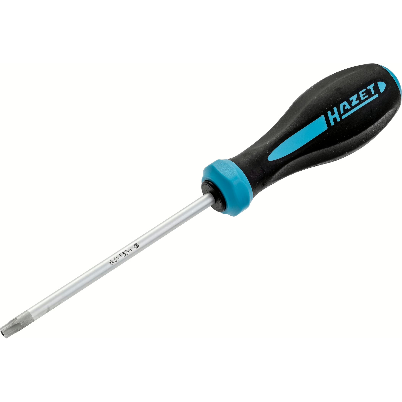Tournevis HEXAnamic profil TORX tamper résistant T30H manche 3 composants antidérapant HAZET - 802-T30H